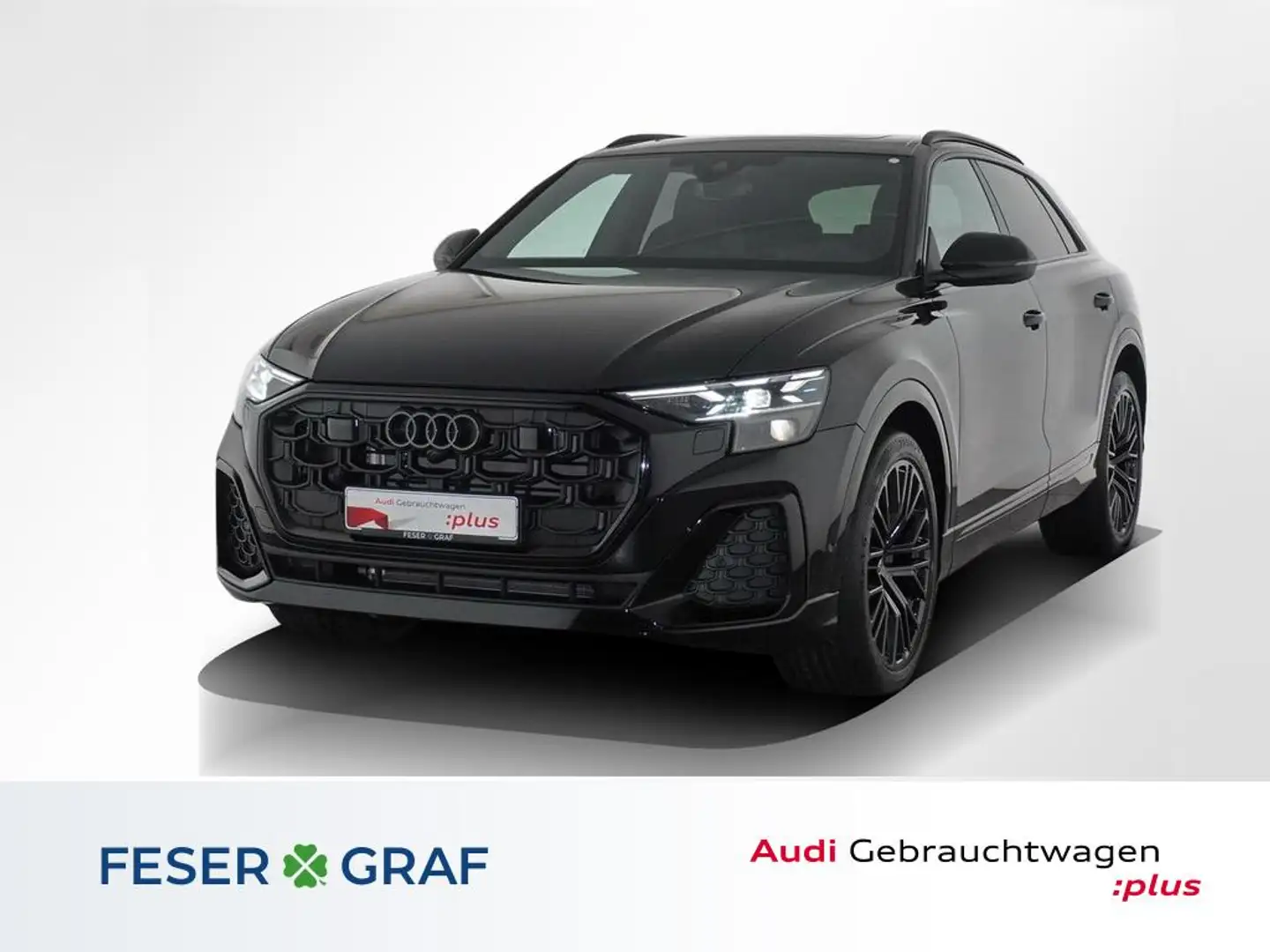 Audi Q8 50 TDI S line Plus quattro Matrix PANO Alu-22 Schwarz - 1