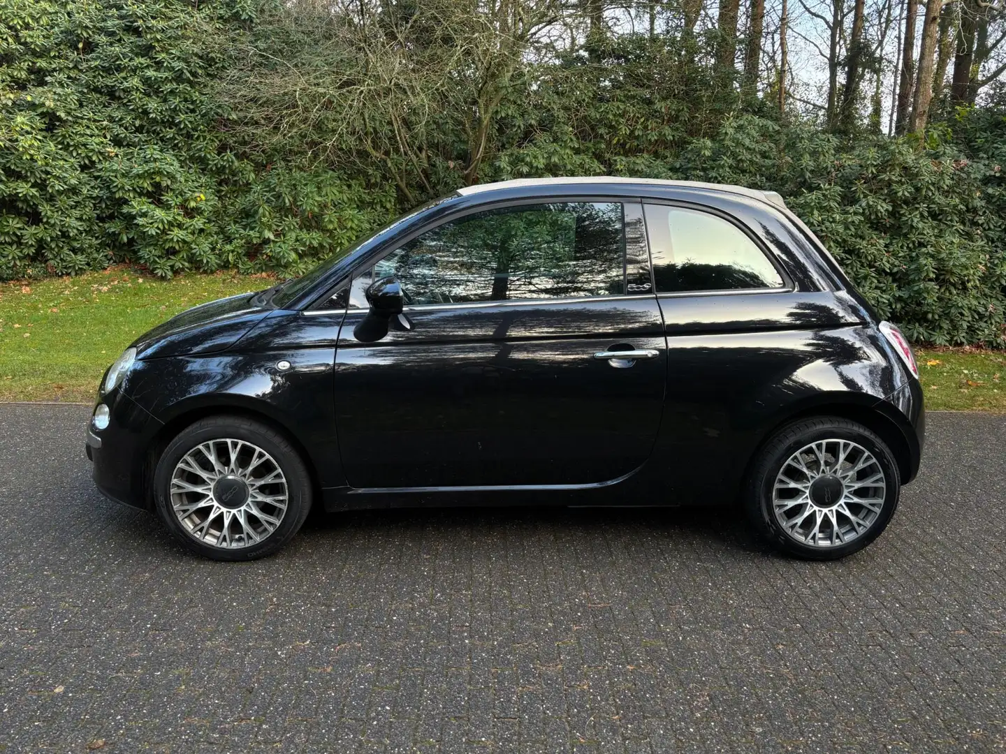 Fiat 500C 0.9 Cabrio TwinAir Rock Airco / Half leer / NWE Ko Чорний - 2