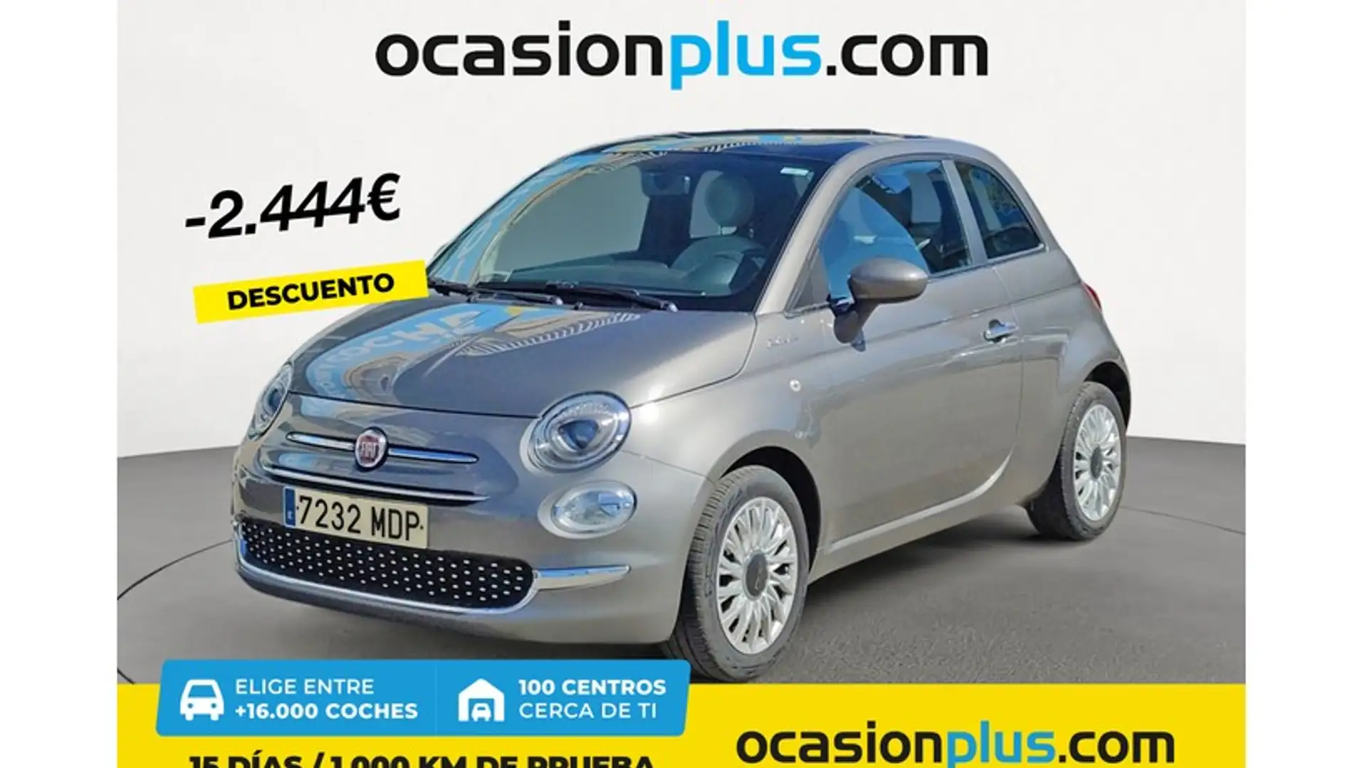 Fiat 500 1.0 Hybrid Dolcevita 52kW Gris - 1