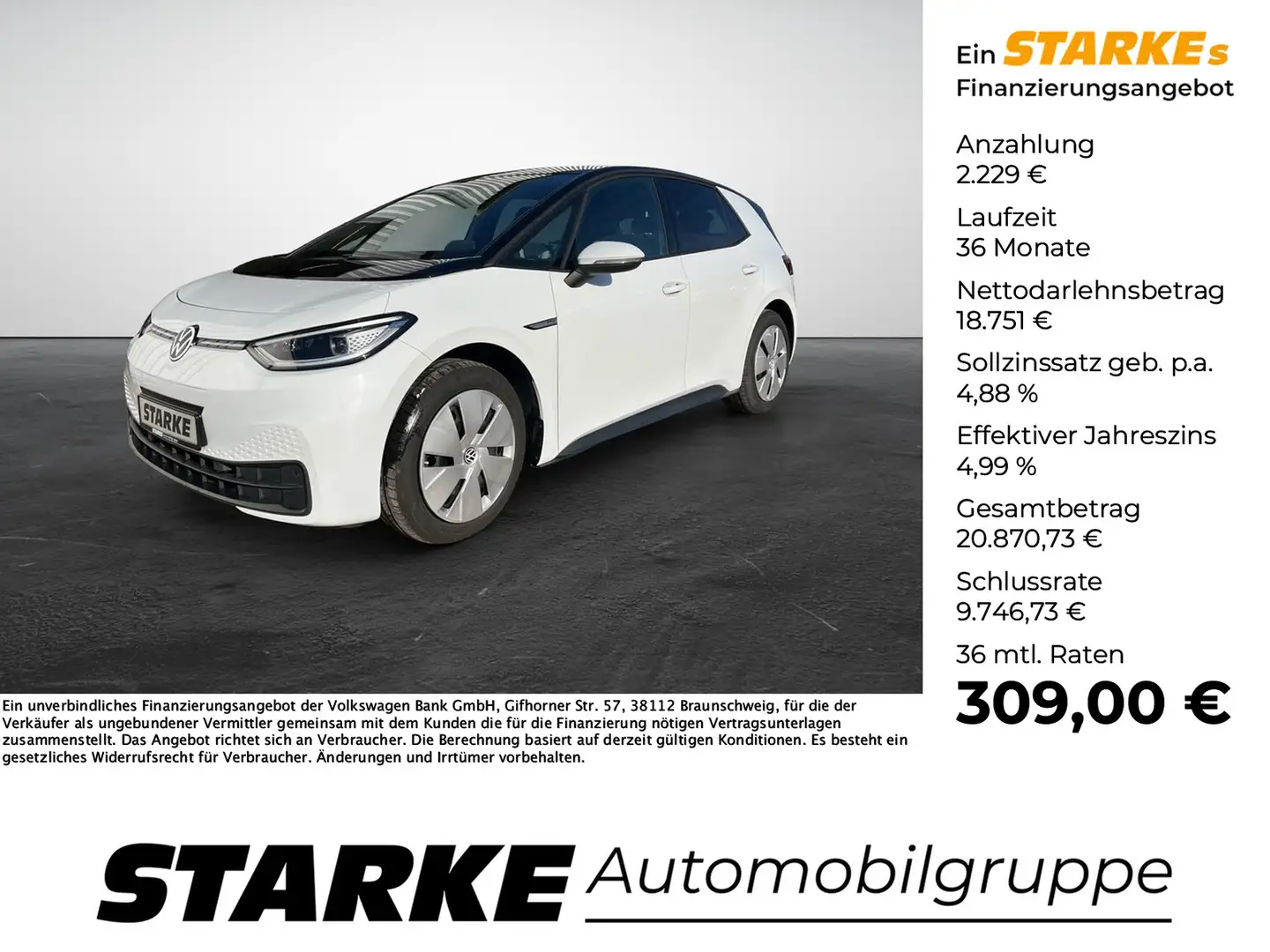 Volkswagen ID.3 Pro Performance Business Fehér - 1