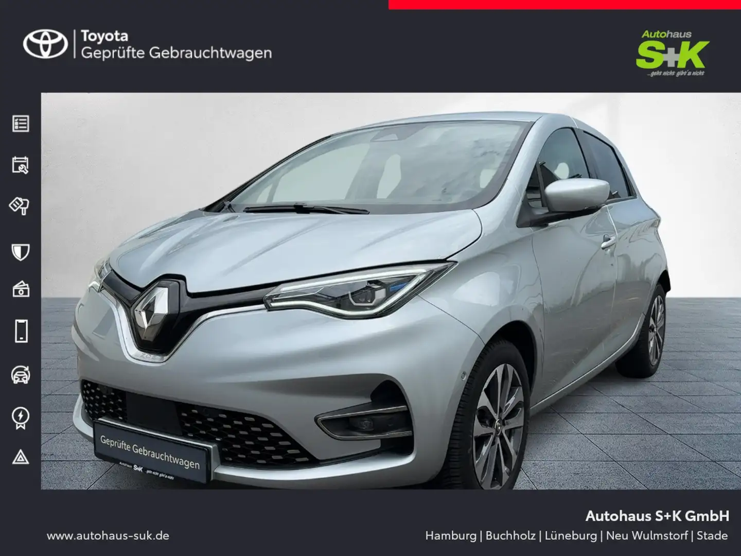 Renault ZOE E-Tech INTENS Batteriekauf R135 Z.E. 50*LED+GJR* Silber - 1