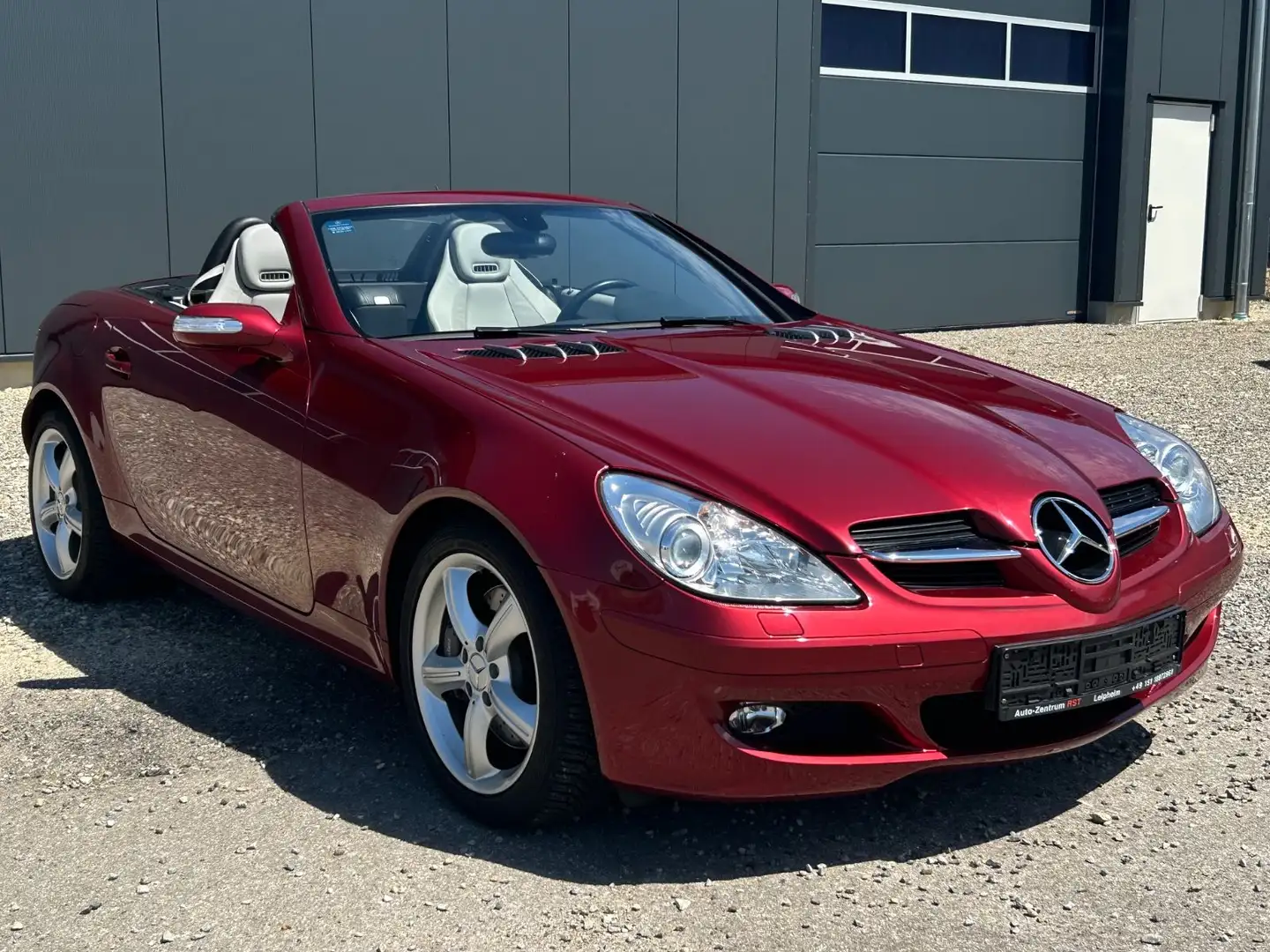 Mercedes-Benz SLK 350 SLK Roadster SLK350 AIRSCARF SHZ BI-XENON LEDER Kırmızı - 2