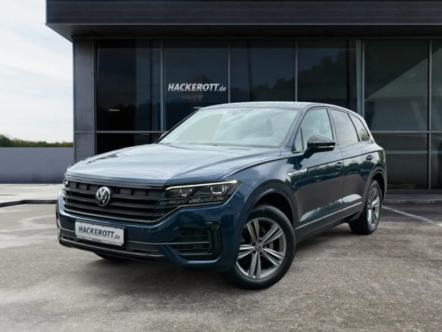 Volkswagen Touareg R-Line 4Motion 3.0 TDI V6 DSG AHK Navi e-Sitz Niebieski - 2