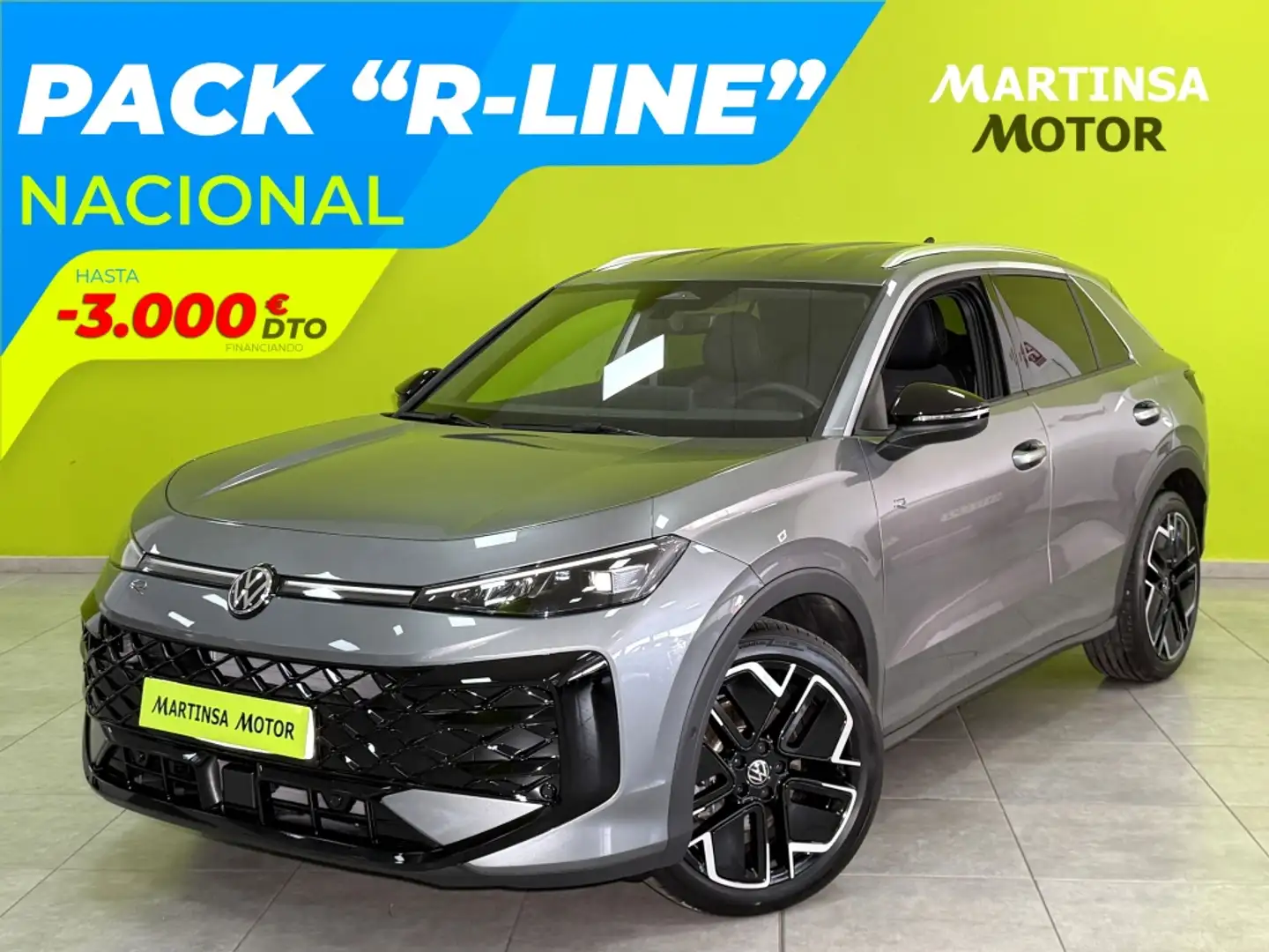 Volkswagen T-Roc 1.5 eTSI R-Line DSG7 110kW Gris - 1
