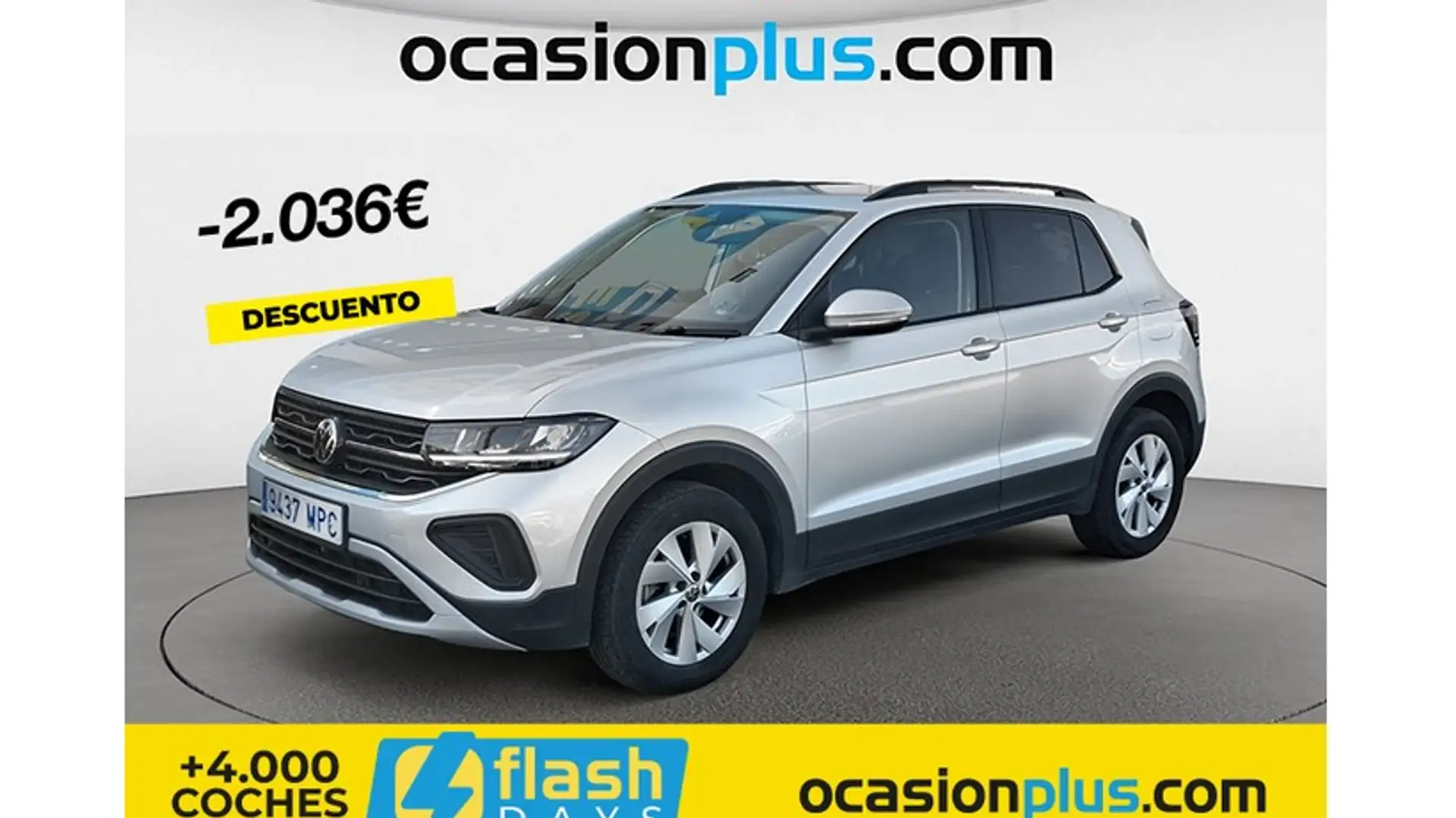 Volkswagen T-Cross 1.0 TSI Life 85kW Aut. Plateado - 1