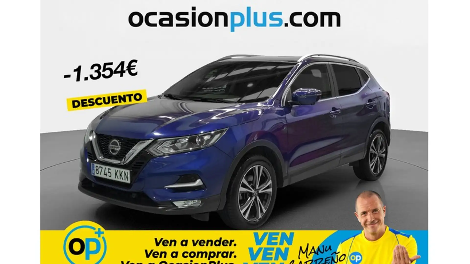 Nissan Qashqai 1.5dCi N-Connecta 4x2 Azul - 1