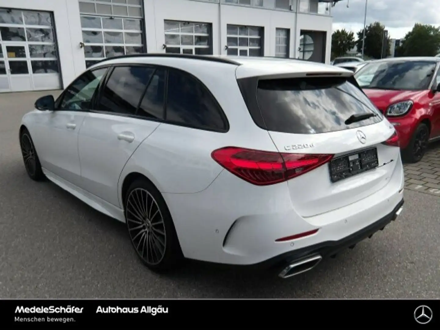 Mercedes-Benz C 220 C 220 T d 4M AMG Night 19" AHK Distronic Kamera Blanc - 2