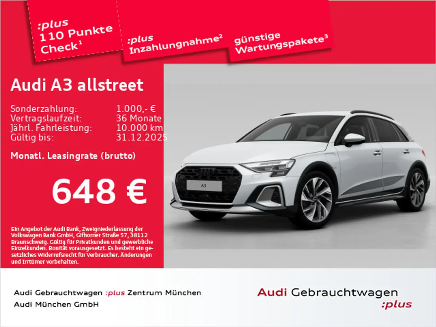 Audi A3 40 TFSI e S tronic ACC/HuD/Navi+ Weiß - 1
