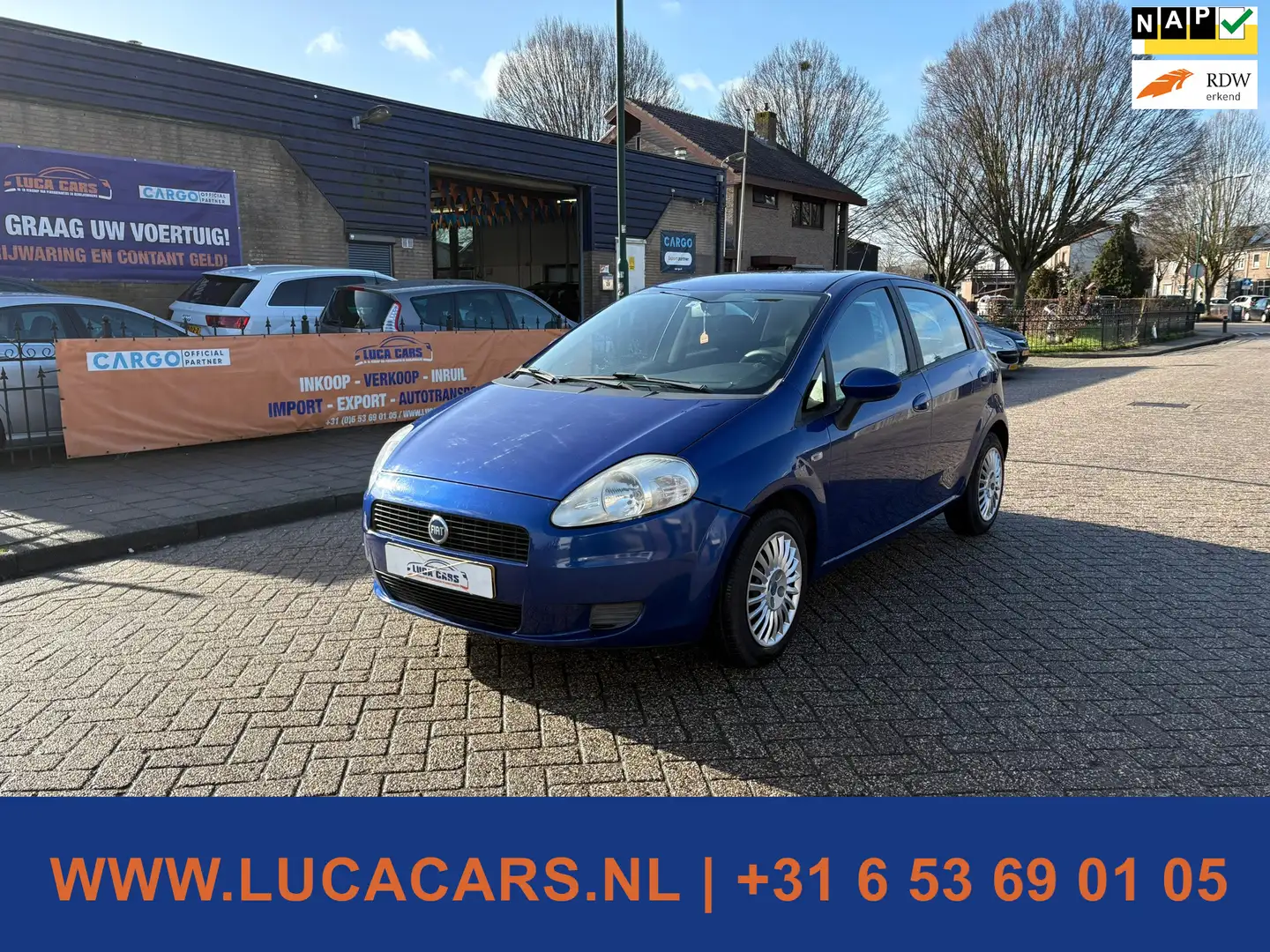 Fiat Grande Punto 1.2 Edizione Cool NIEUWE APK! Blau - 1