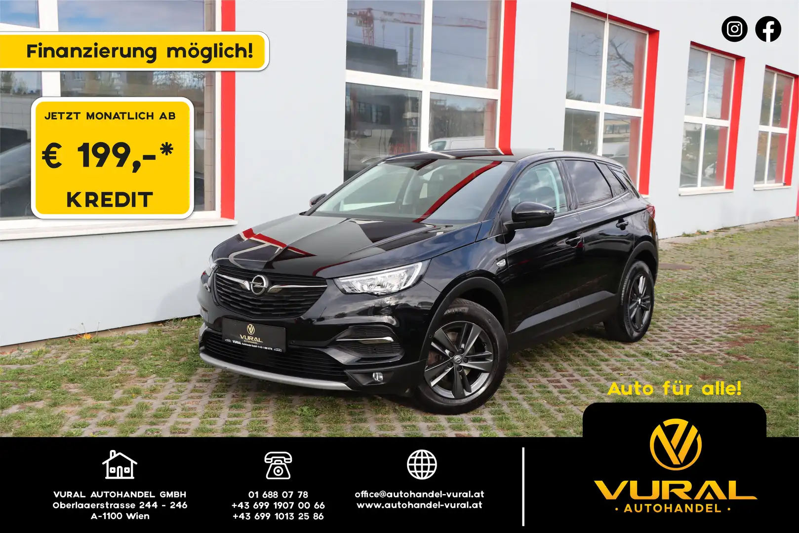 Opel Grandland X Design Line|1.5 DIESEL 96KW| BUSINESS EDITION Zwart - 1