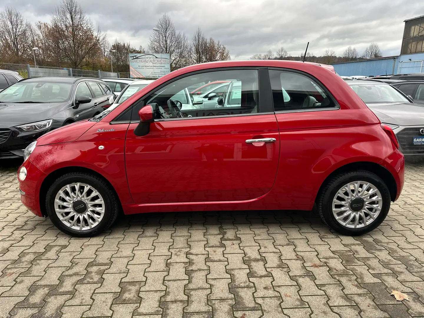 Fiat 500 DolceVita*Panorama*Leder*Klima*Alu*Tempomat* Rot - 2