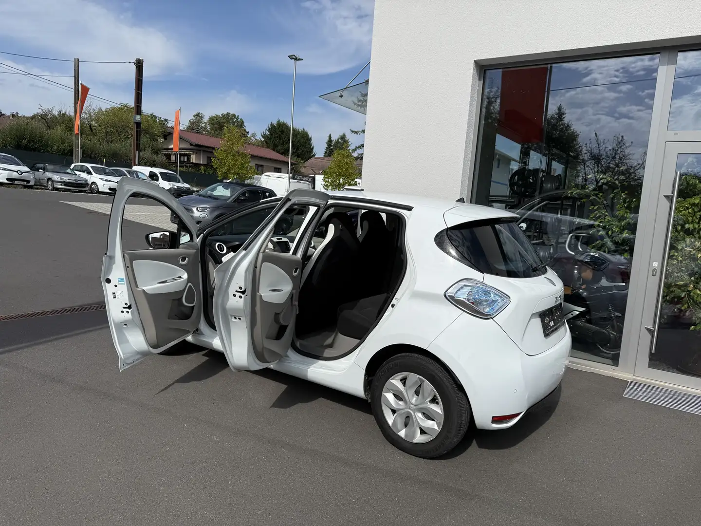 Renault ZOE Zoe R90 22 kWh Life Akkumiete Weiß - 2