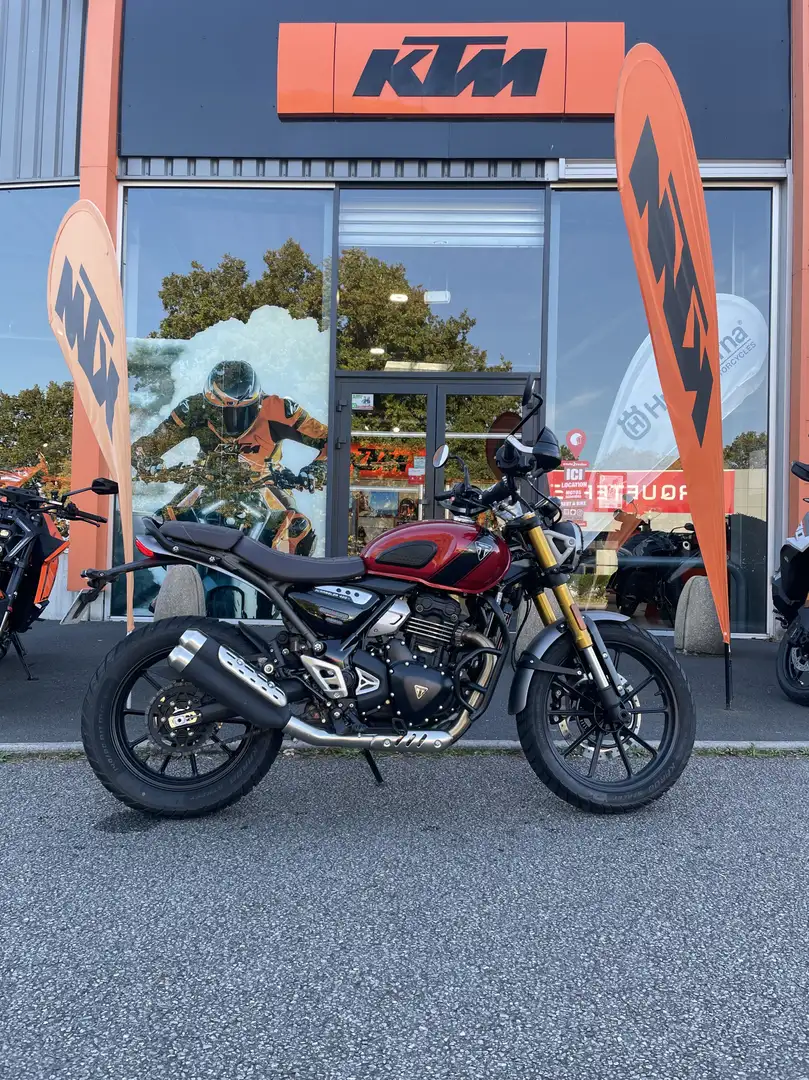 Triumph Scrambler 400 X Rouge - 1