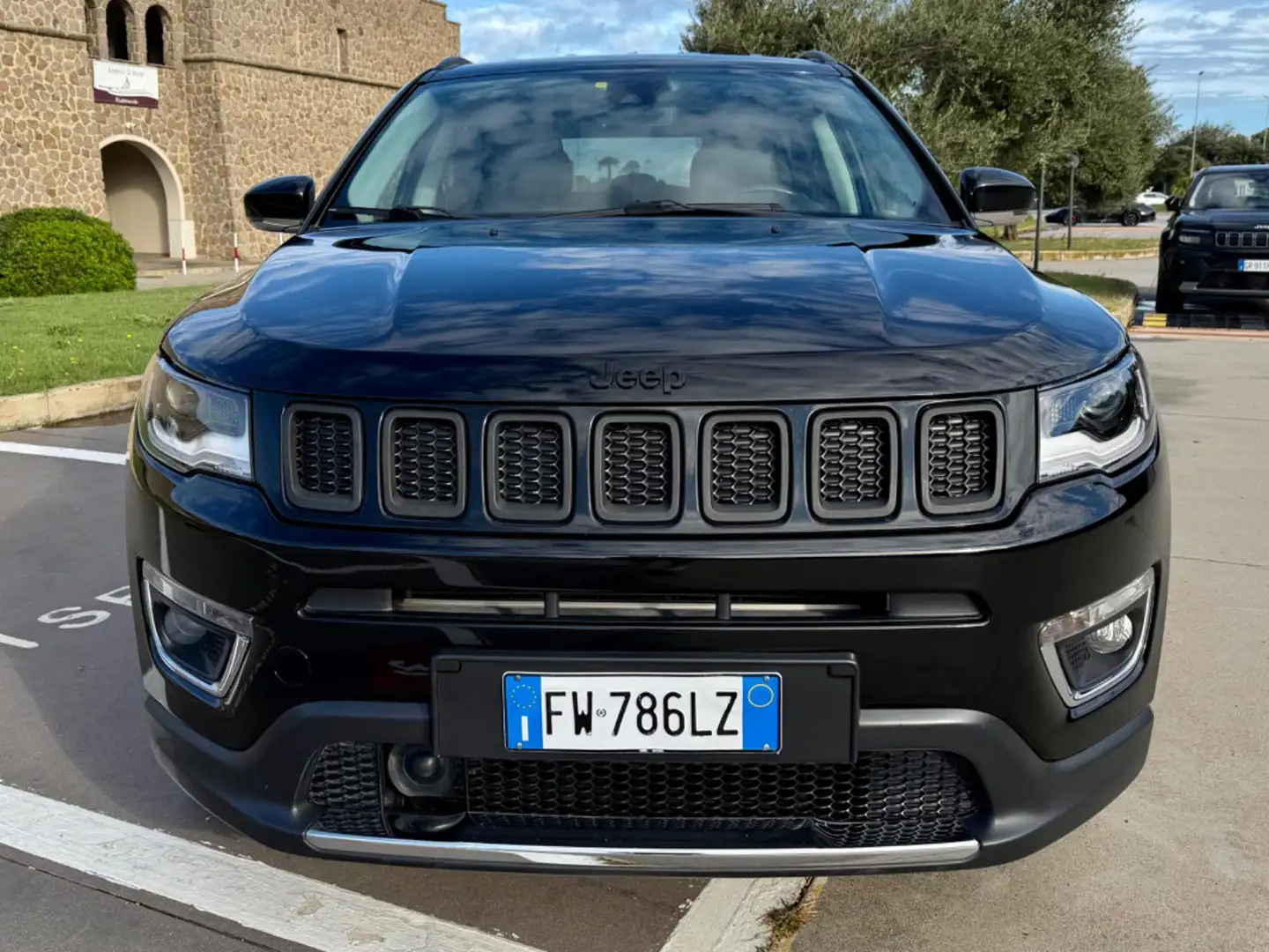 Jeep Compass 1.6 MJT 120CV LIMITED TOTAL BLACK+18'+NAVI+CARPLAY Nero - 2