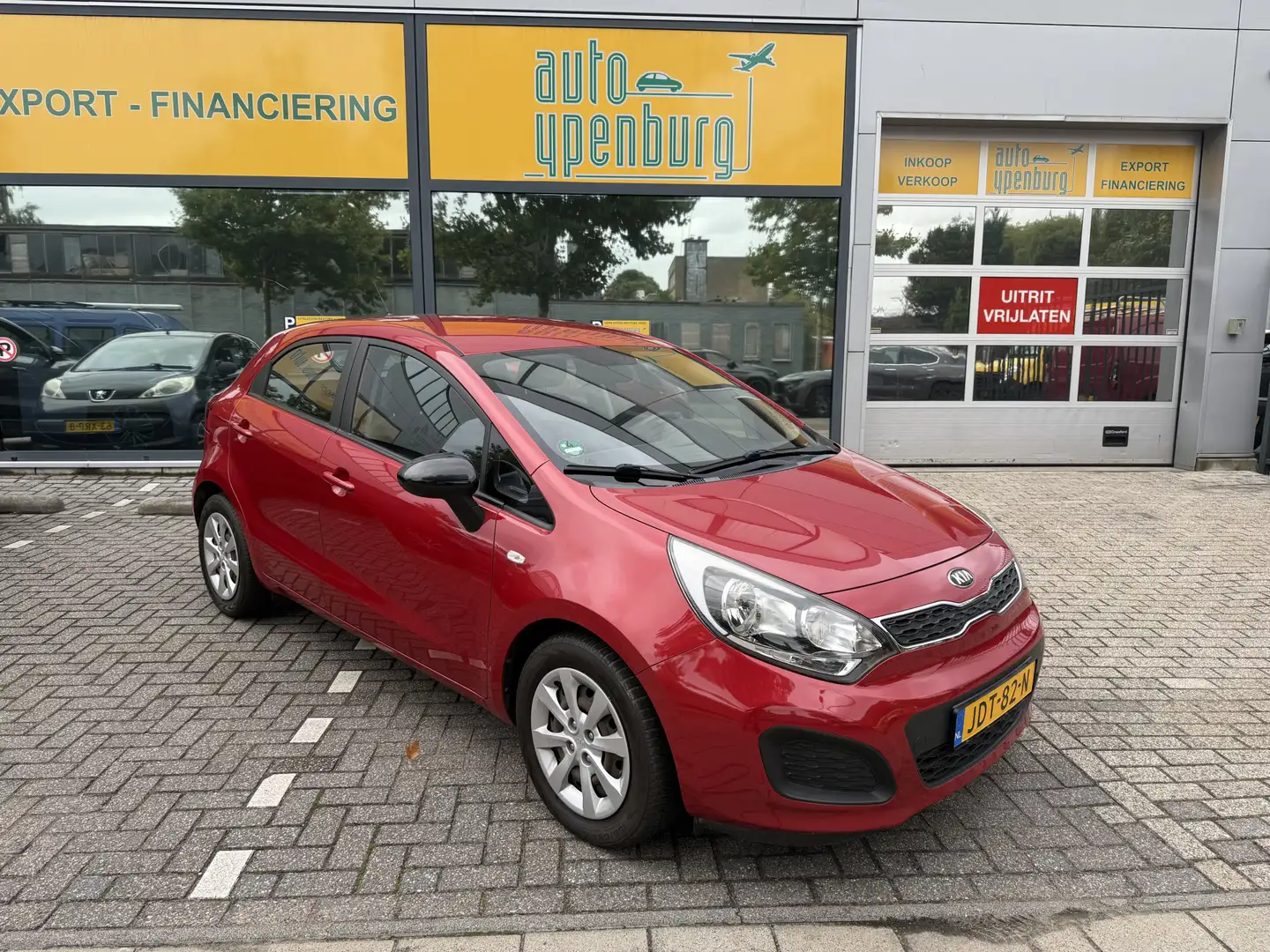 Kia Rio 1.2 CVVT ExecutiveLine * Airco * 5 Deurs * PDC Ach Rood - 2
