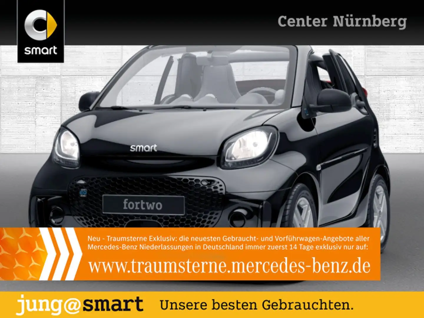 smart forTwo EQ 60kWed passion SHZ PDC Dig Radio Tempom Schwarz - 1