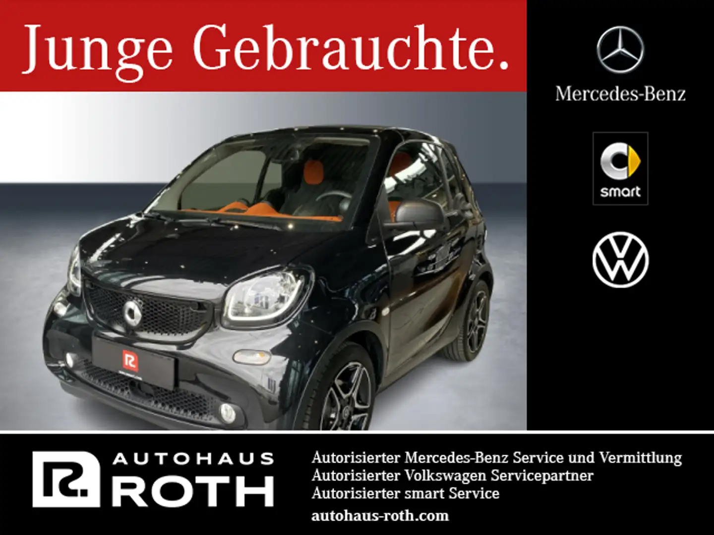 smart forTwo smart fortwo cabrio 90 PS Navi R-Kamera Sitzhzg. Schwarz - 1