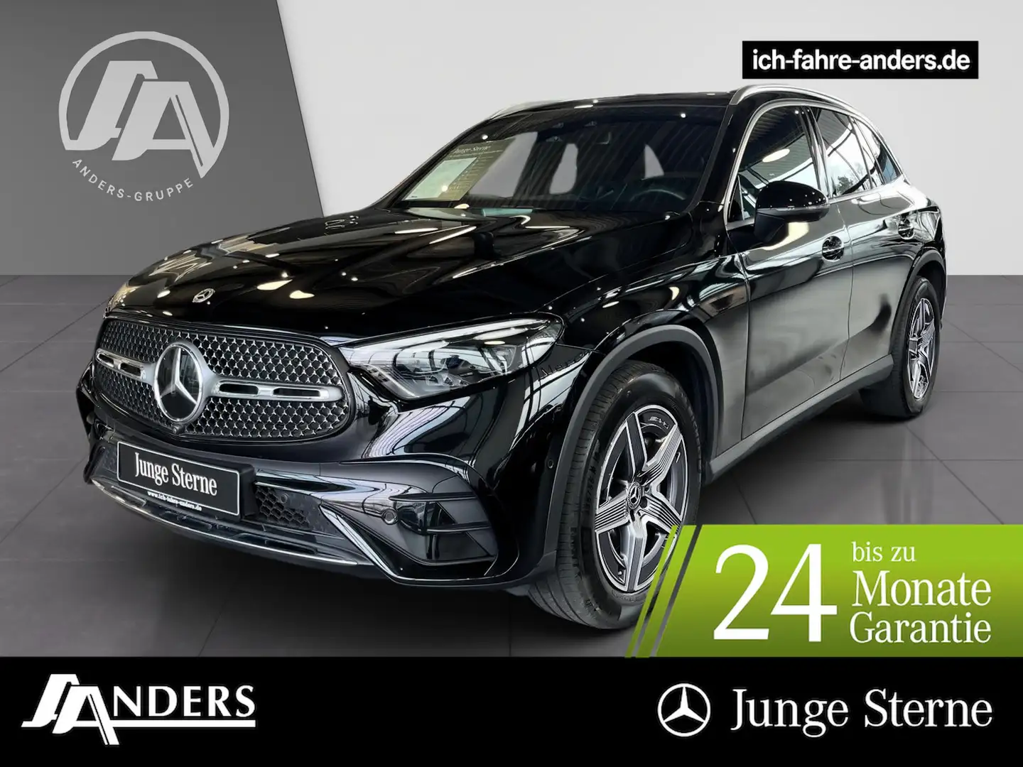 Mercedes-Benz GLC 300 d 4M AMG+Burmester+360°+AHK+Bel.Sitz+HUD Schwarz - 1