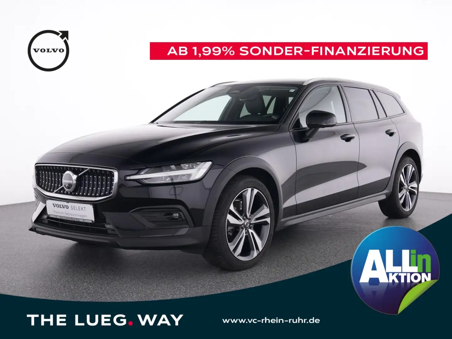 Volvo V60 Cross Country Plus B4 AWD +FAP+LICHTP+H&K Schwarz - 1