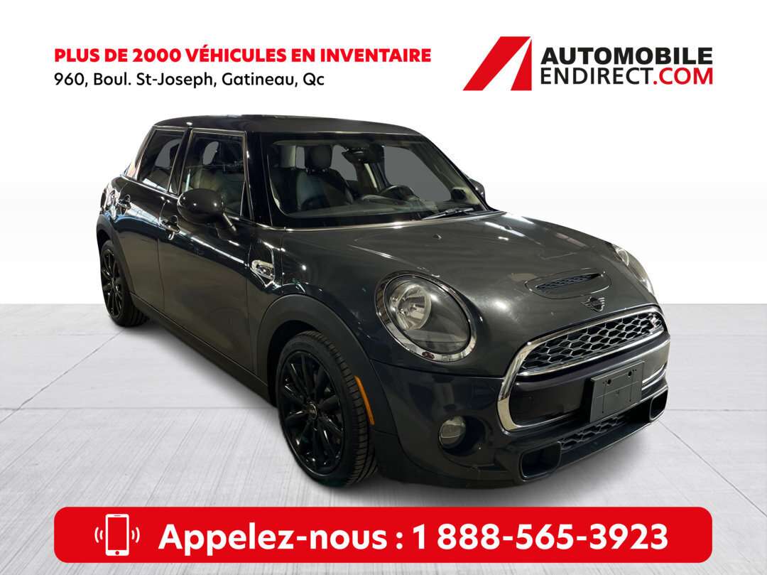 2019 MINI 5 Door S Mags Cuir Toit Pano Sièges Chauffants
