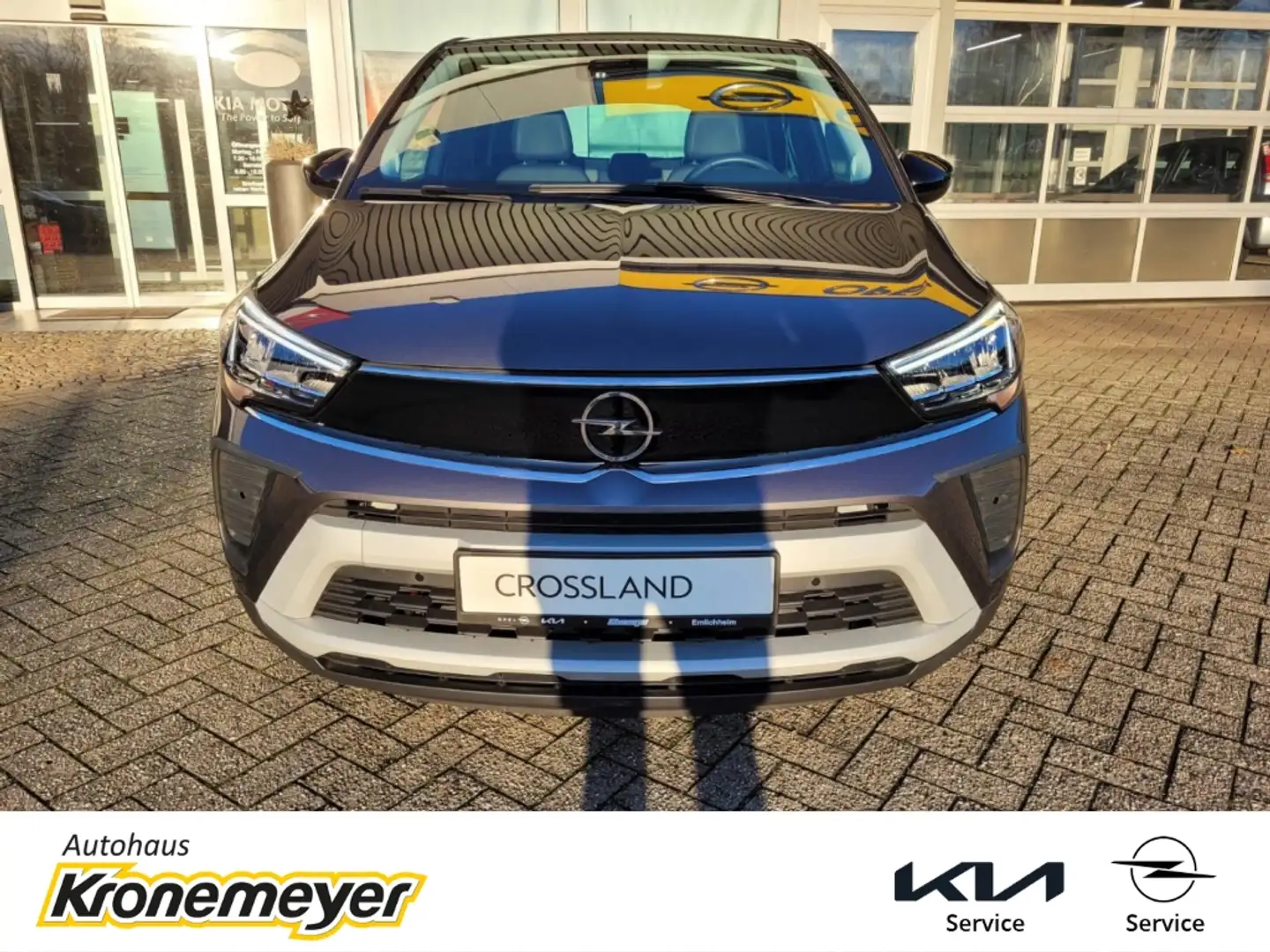 Opel Crossland Elegance 1.2 Turbo 110PS Navi LED Apple CarPlay An Grijs - 2
