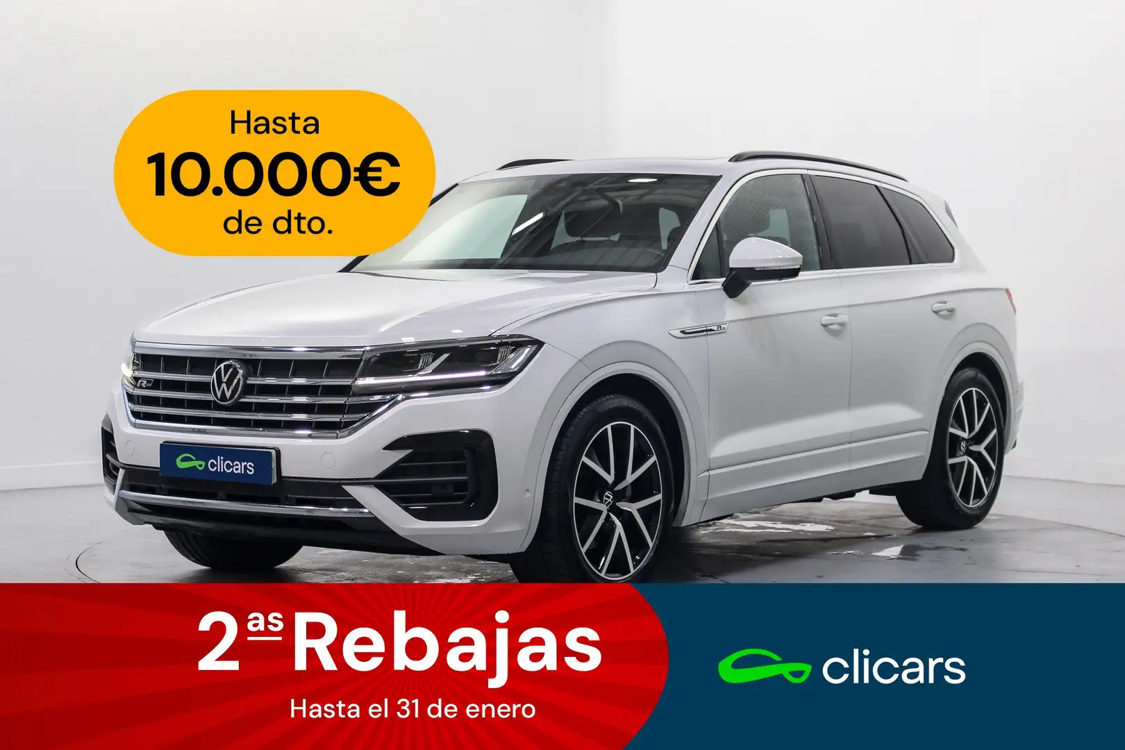 Volkswagen Touareg 3.0TDI V6 R-Line Tiptronic 4Motion 170kW Blanc - 1