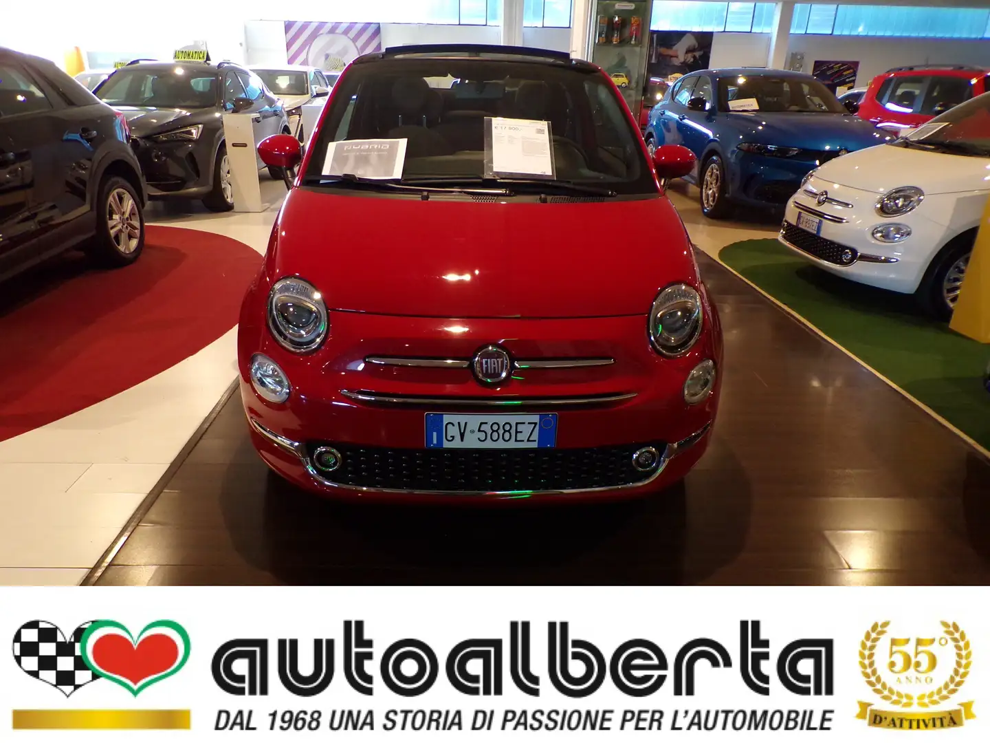 Fiat 500C Dolcevita 1.0 hybrid Cabrio 70cv (km. 10.858) Rosso - 2