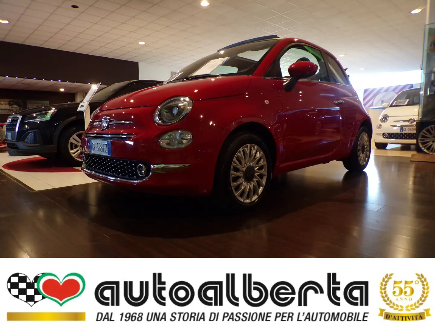 Fiat 500C Dolcevita 1.0 hybrid Cabrio 70cv (km. 10.858) Rosso - 1