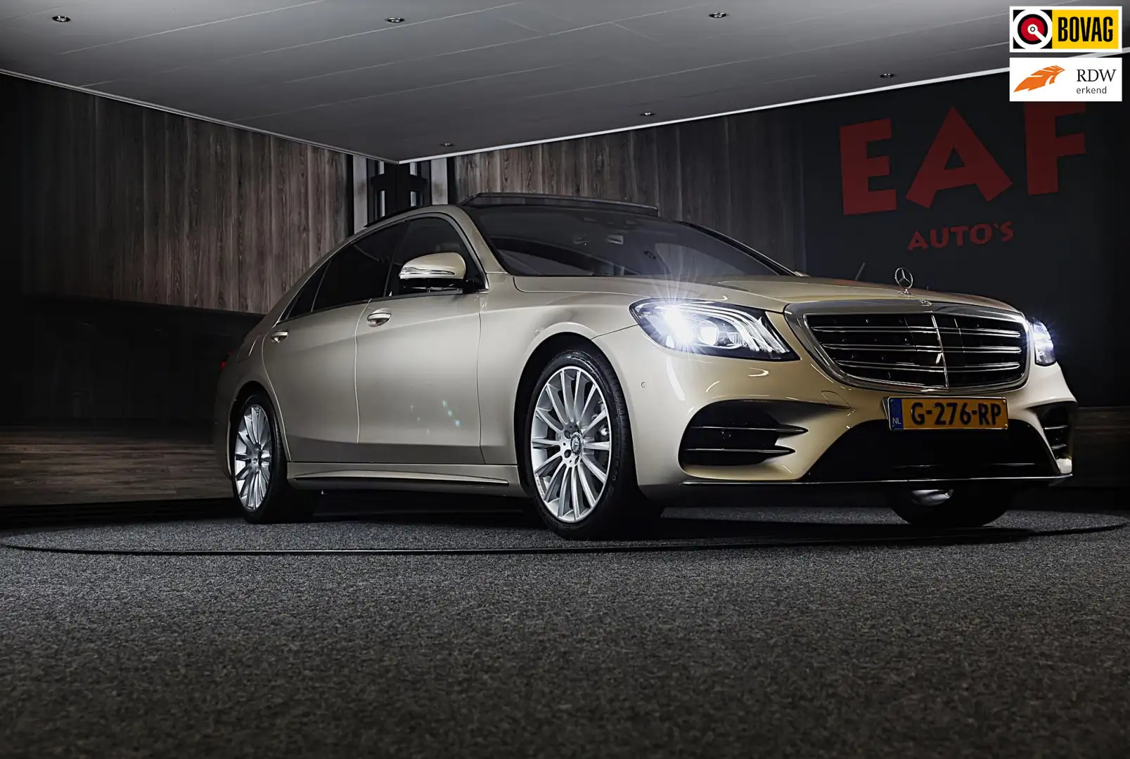 Mercedes-Benz S 500 4MATIC Lang AMG Line / Acc / Lane Assist / Dode Ho Grijs - 1
