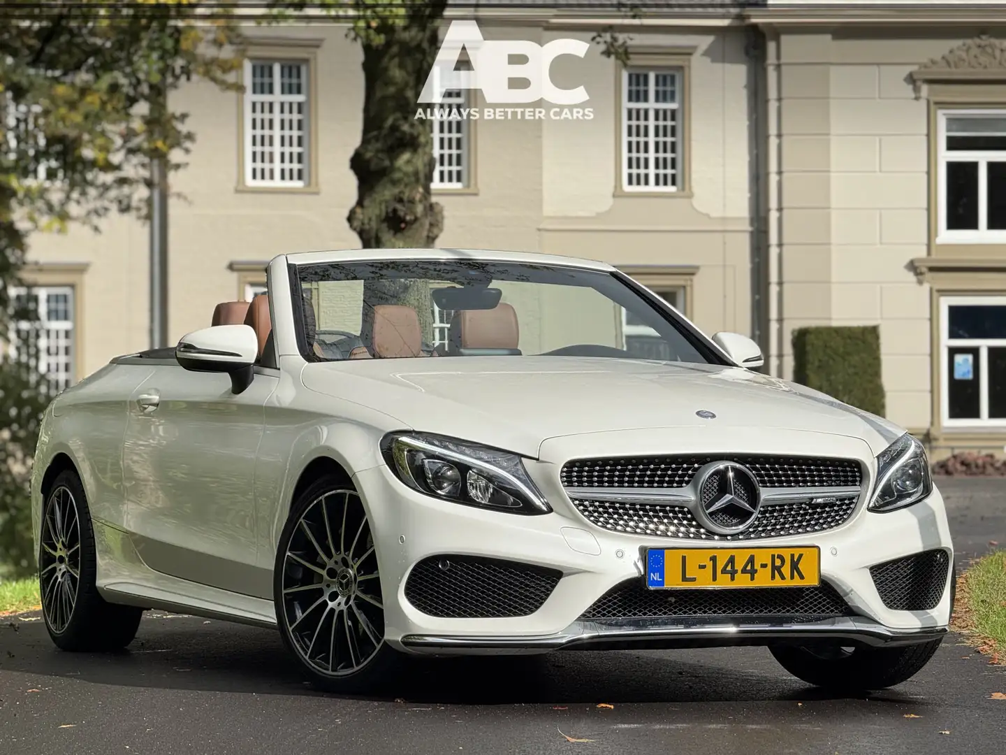 Mercedes-Benz C 200 Cabrio Prestige AMG Diamond White Weiß - 1