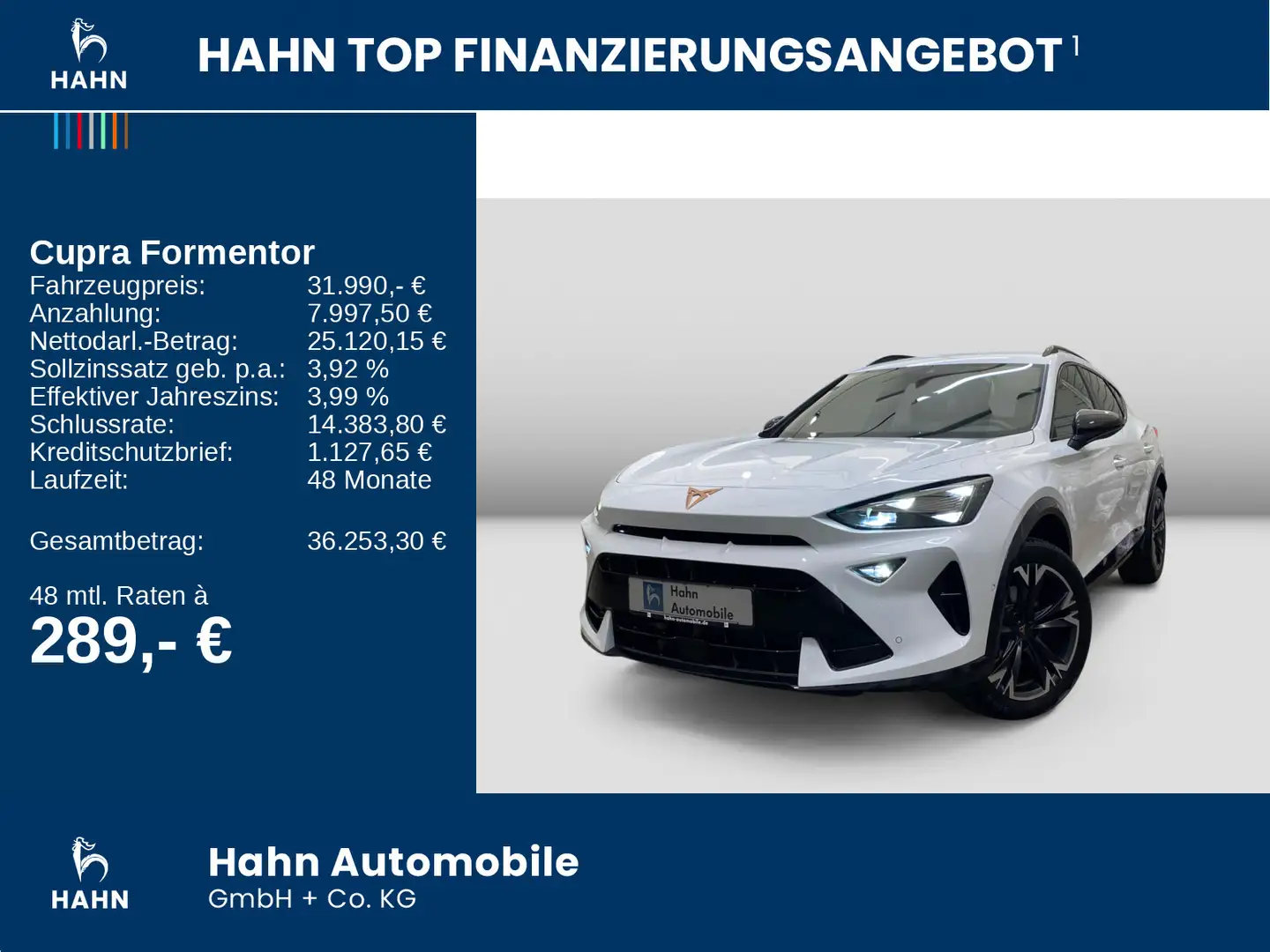 CUPRA Formentor 1.5TSI DSG ACC AHK-Vorb. Cam LED Navi Weiß - 2