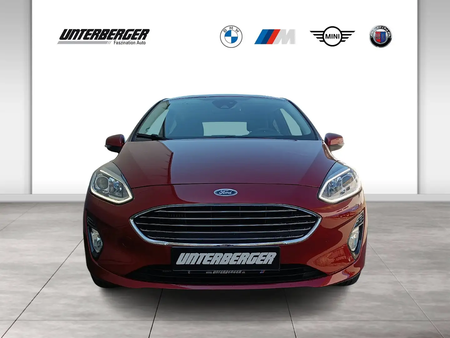 Ford Fiesta TITANIUM S&S DAB Klimaaut. PDC Rosso - 2