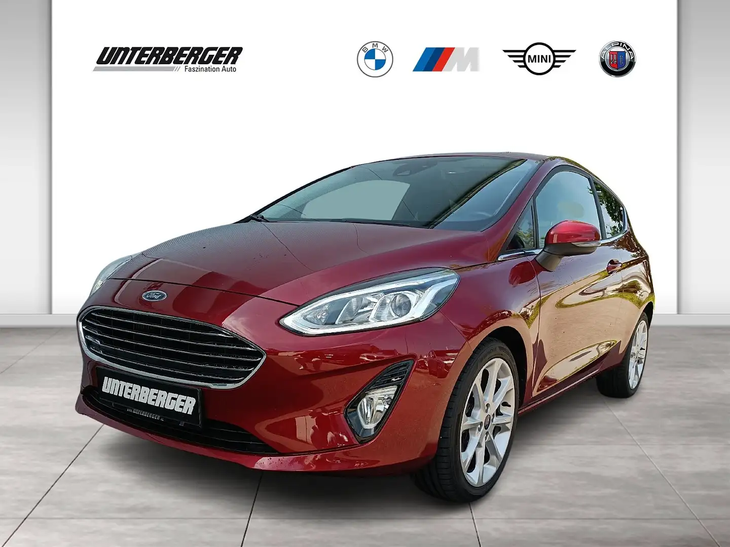 Ford Fiesta TITANIUM S&S DAB Klimaaut. PDC Rouge - 1