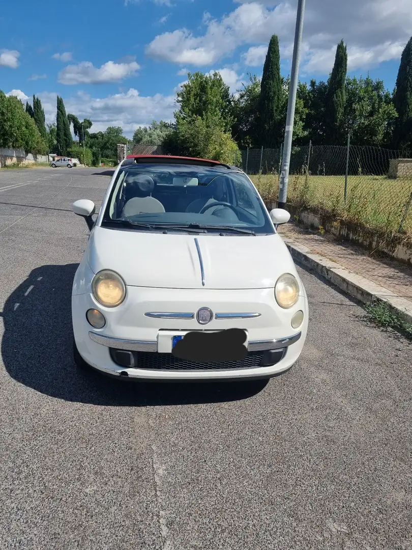 Fiat 500C 1.3 mjt 16v Lounge 75 cv Bianco - 1