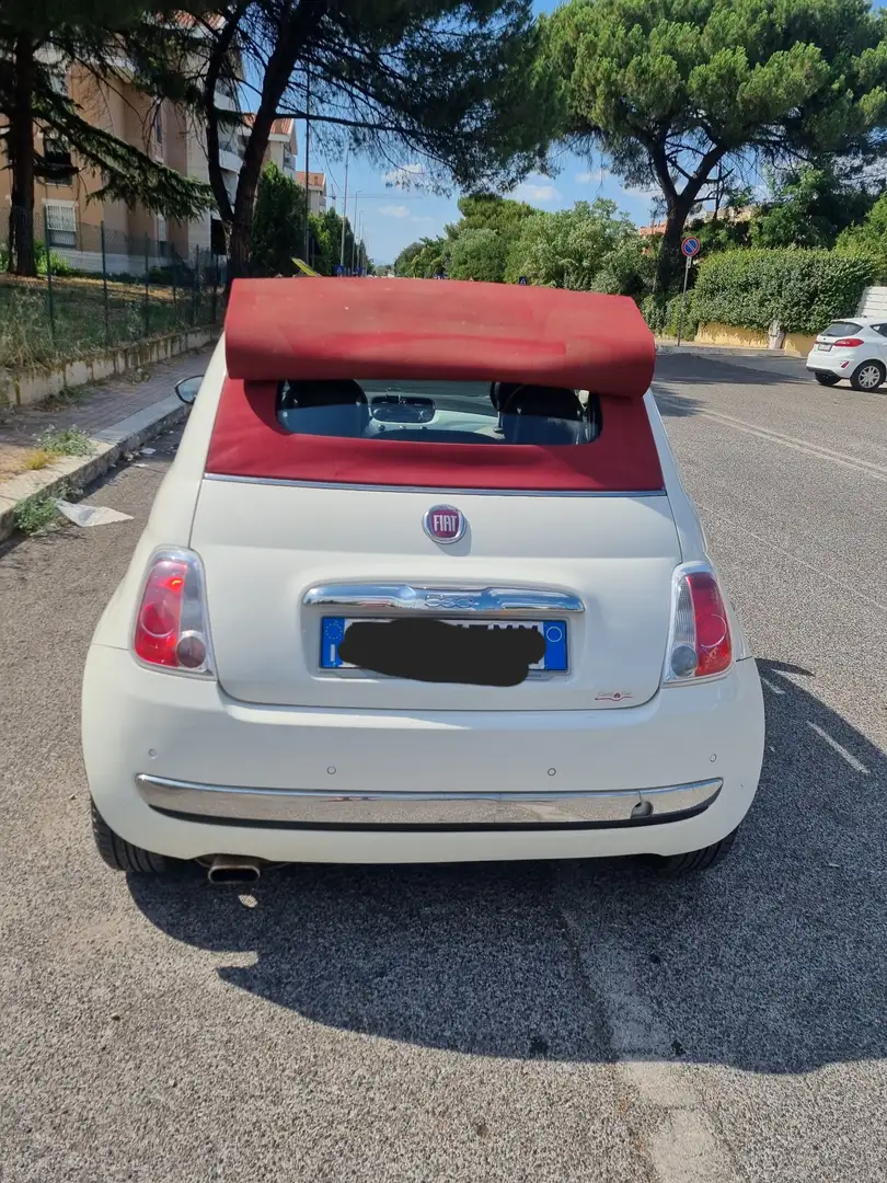 Fiat 500C 1.3 mjt 16v Lounge 75 cv Bianco - 2