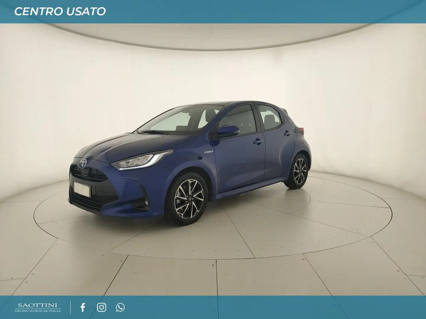 Toyota Yaris 1.5h Business Blu/Azzurro - 1