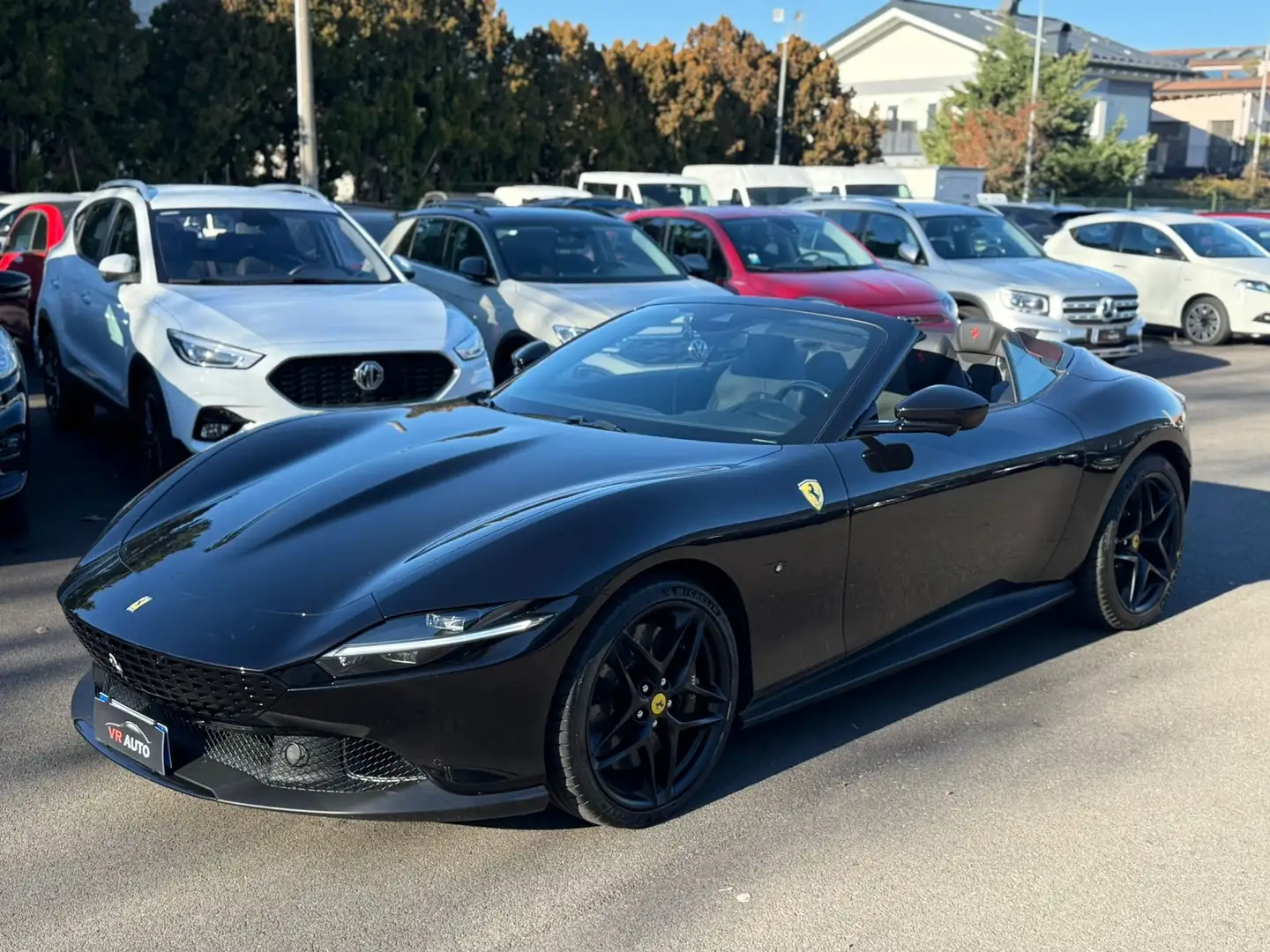 Ferrari Roma Spider 3.9F1 dct NERO PUROSANGUE/PASSENGER DISPLAY Noir - 1