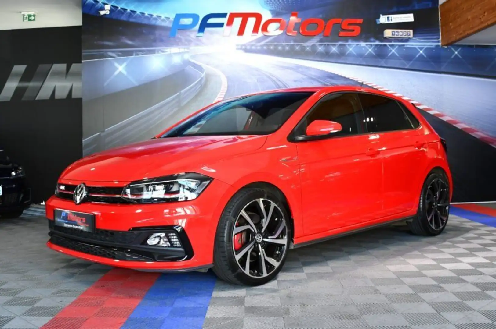 Volkswagen Polo GTI 2.0 TSI 200 DSG GPS Virtual Car Play Beats Cam Rouge - 1