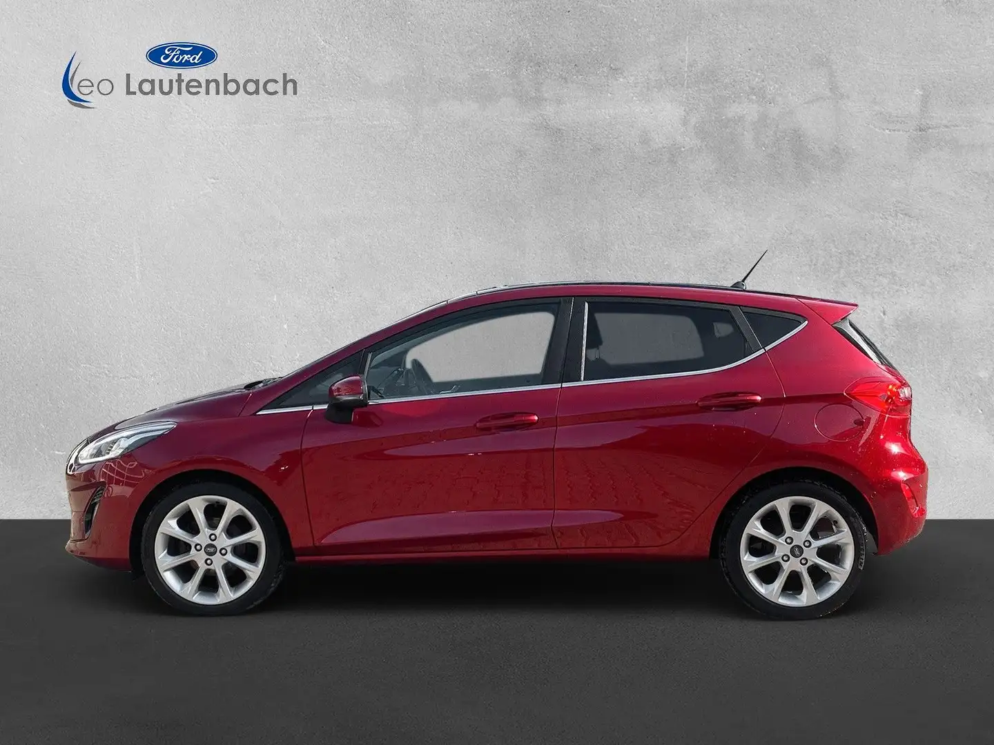 Ford Fiesta Titanium Rouge - 2