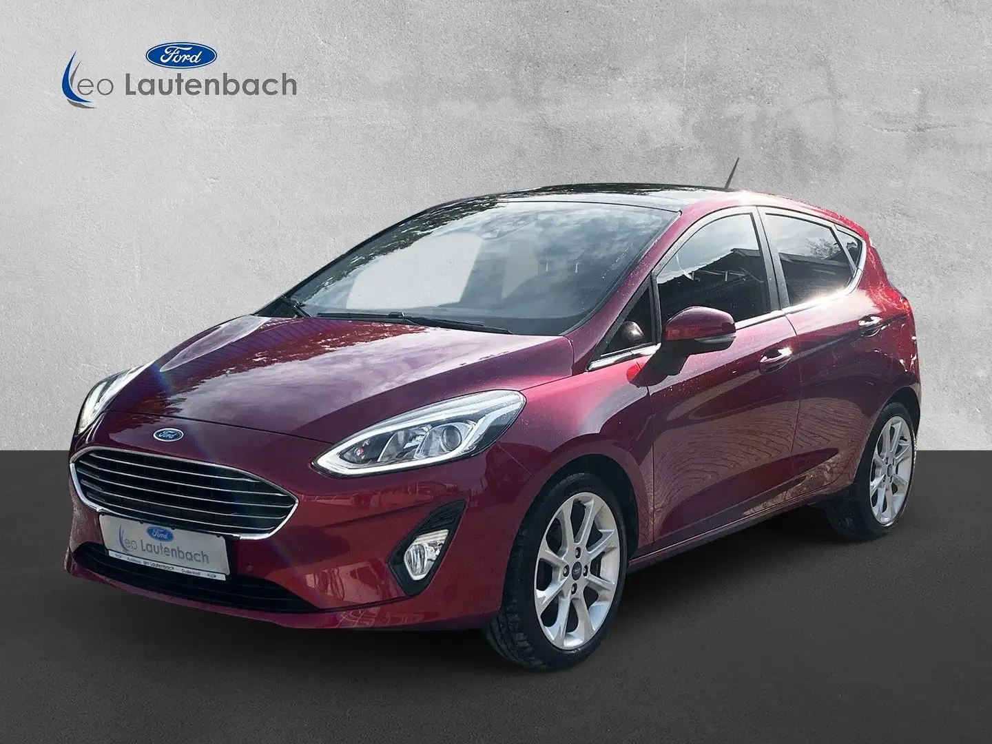 Ford Fiesta Titanium Rouge - 1