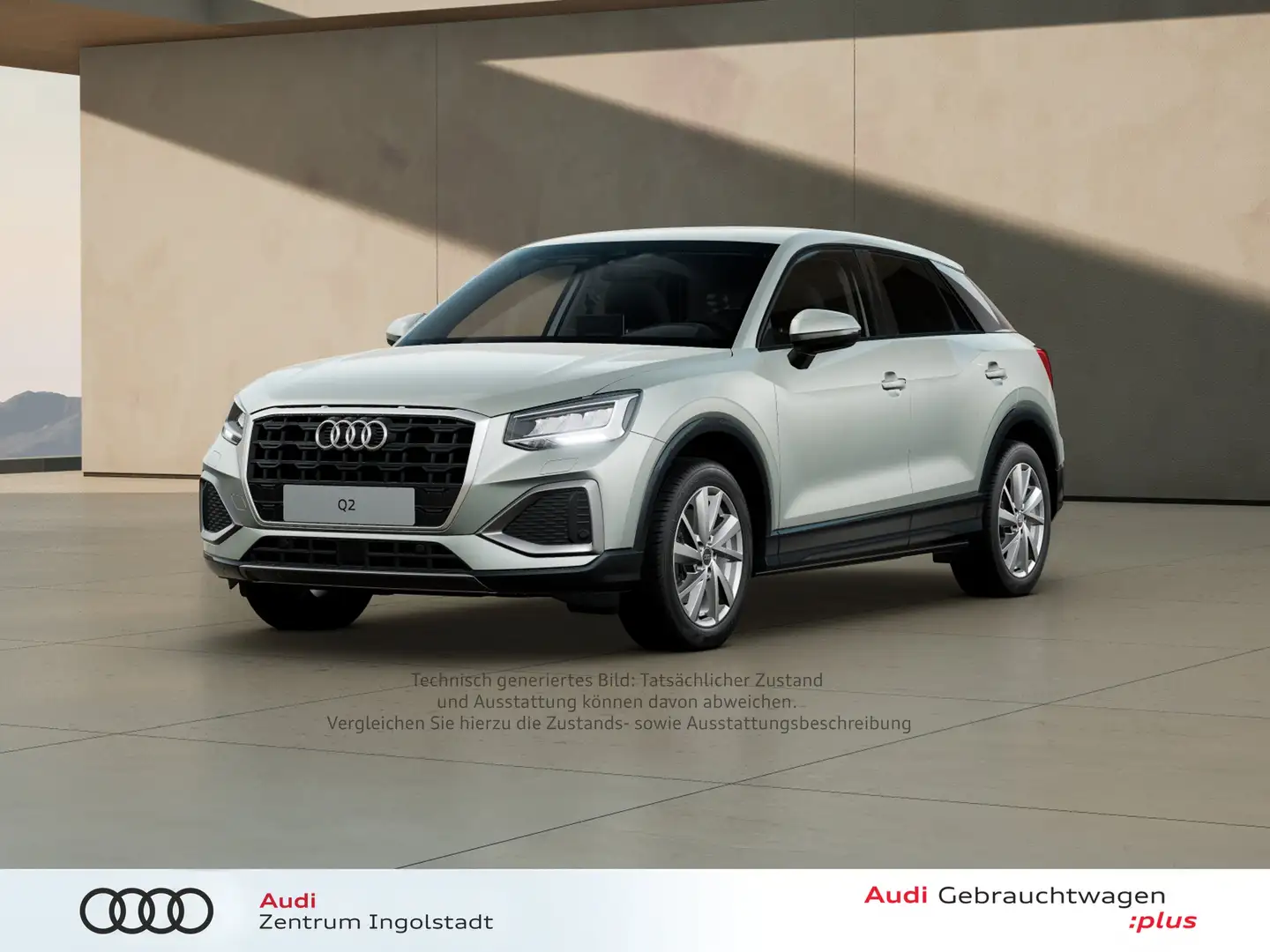 Audi Q2 35 TDI AHK LED 17" GRA SHZ PDC Advanced Silber - 1