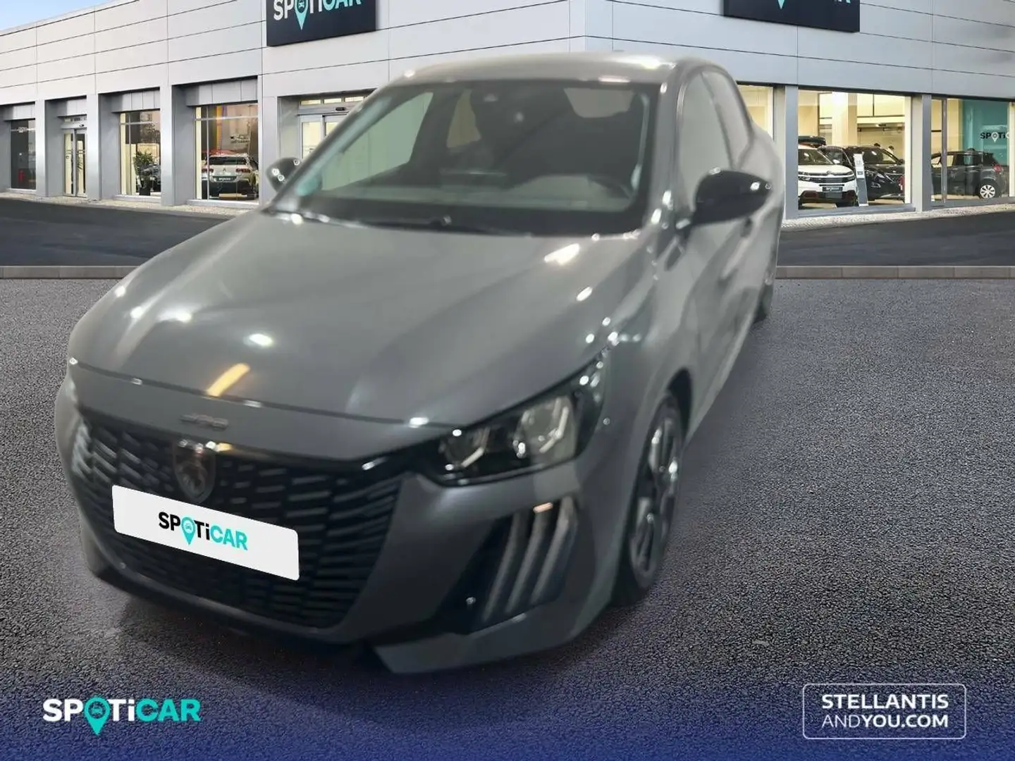 Peugeot 208 1.2 Puretech S&S Allure 100 Gris - 1