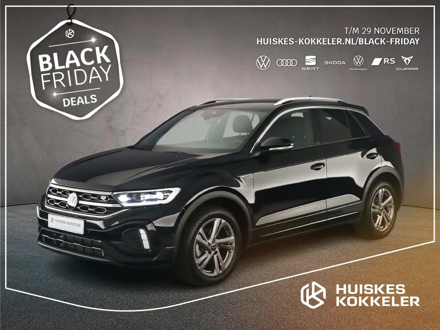 Volkswagen T-Roc R-Line Edition 1.5 TSI 150pk DSG Automaat Trekhaak Noir - 1