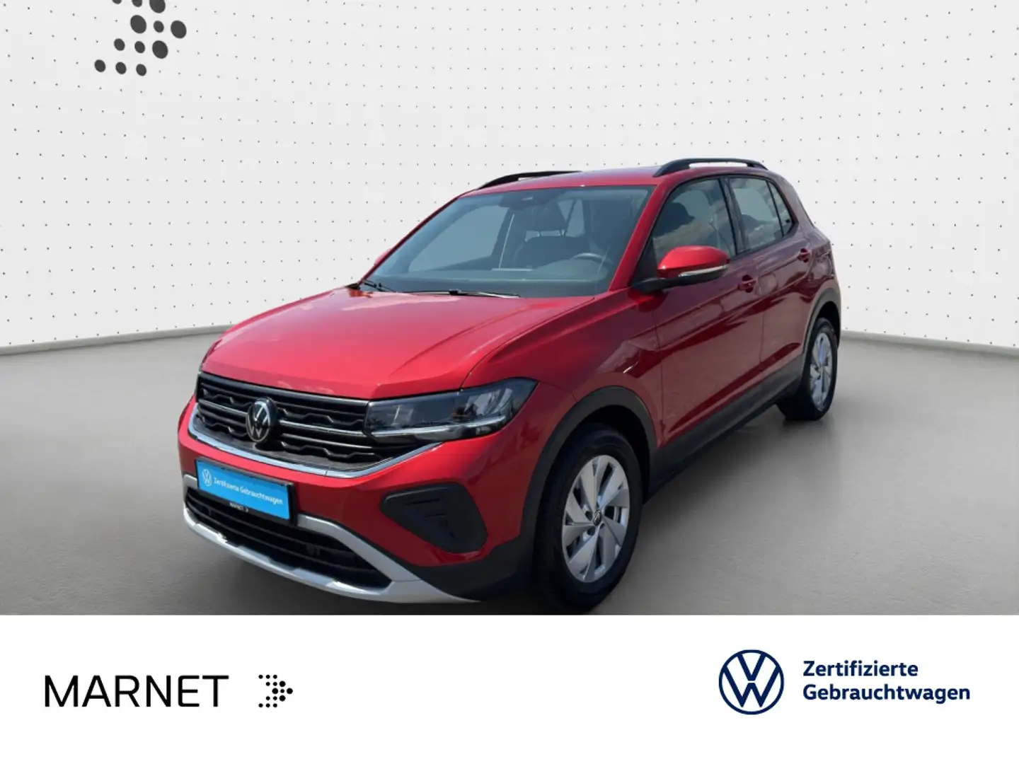 Volkswagen T-Cross 1.0 TSI Life*AHK*Anschlussgarantie*LED* Rot - 1