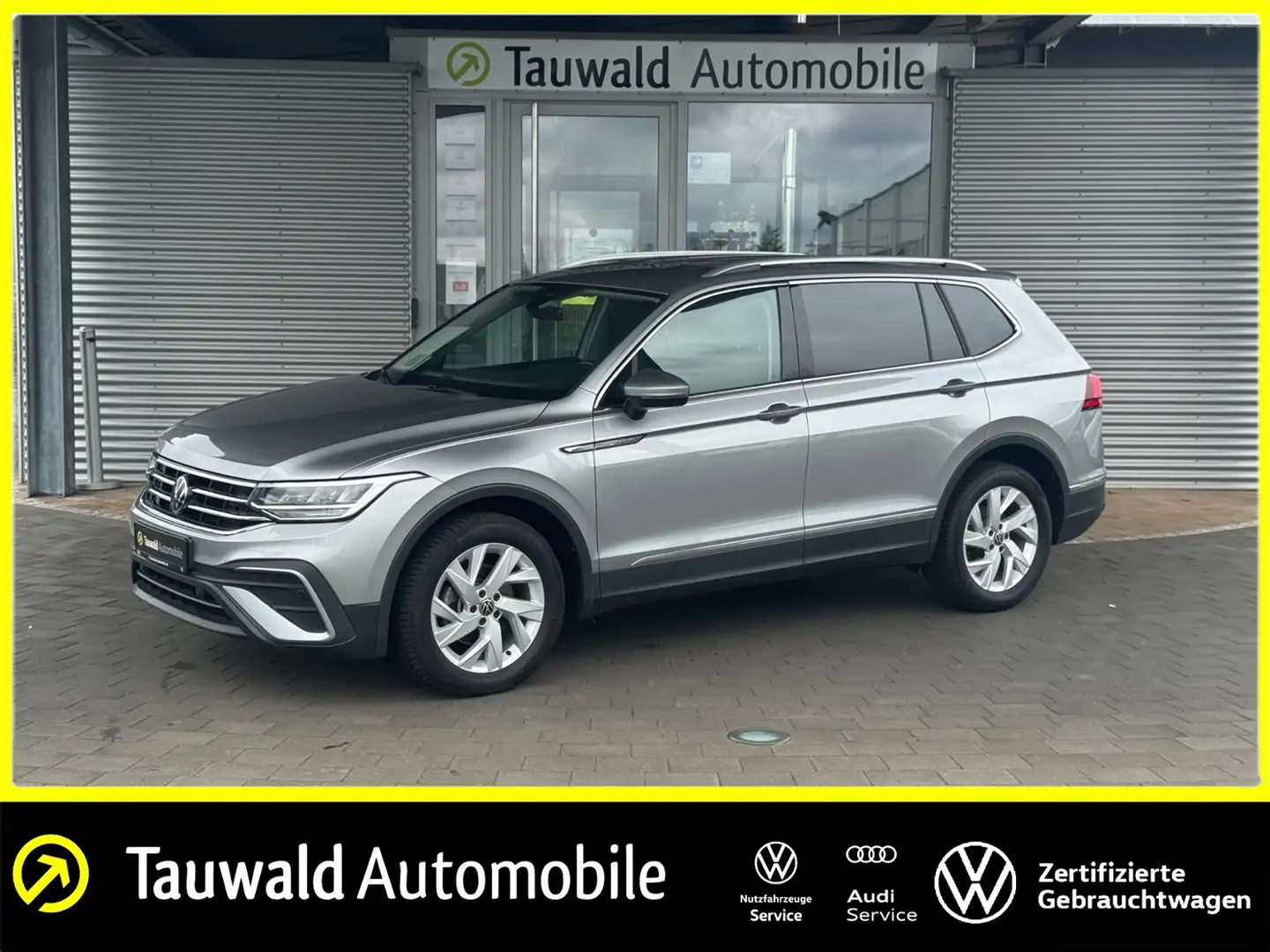 Volkswagen Tiguan Allspace 2.0 TDI DSG Life 7S/AHK/RFK/ACC/DCP Silber - 1