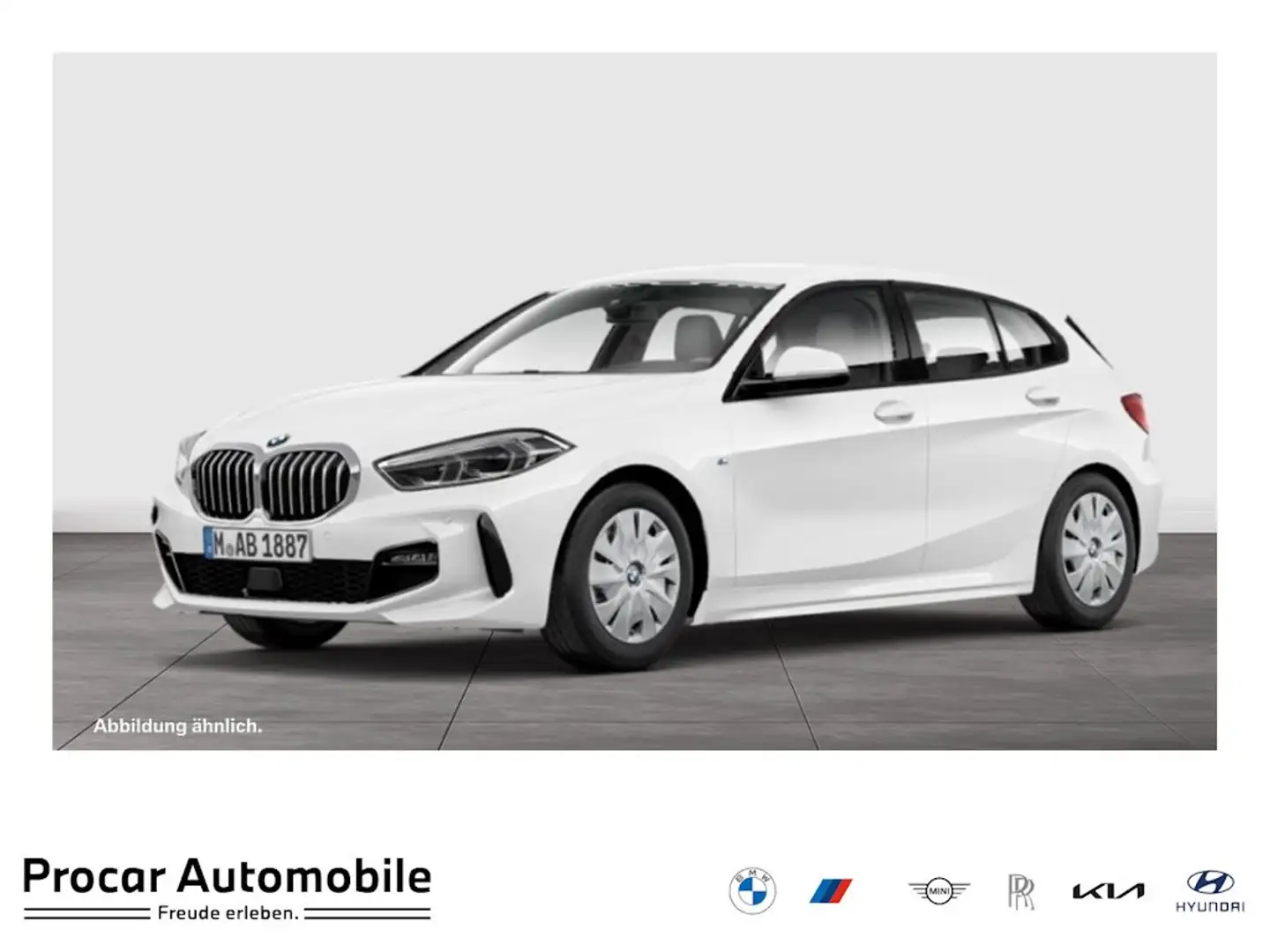 BMW 118 i M-Sportpaket Navi Hifi Comfortpaket Weiß - 1