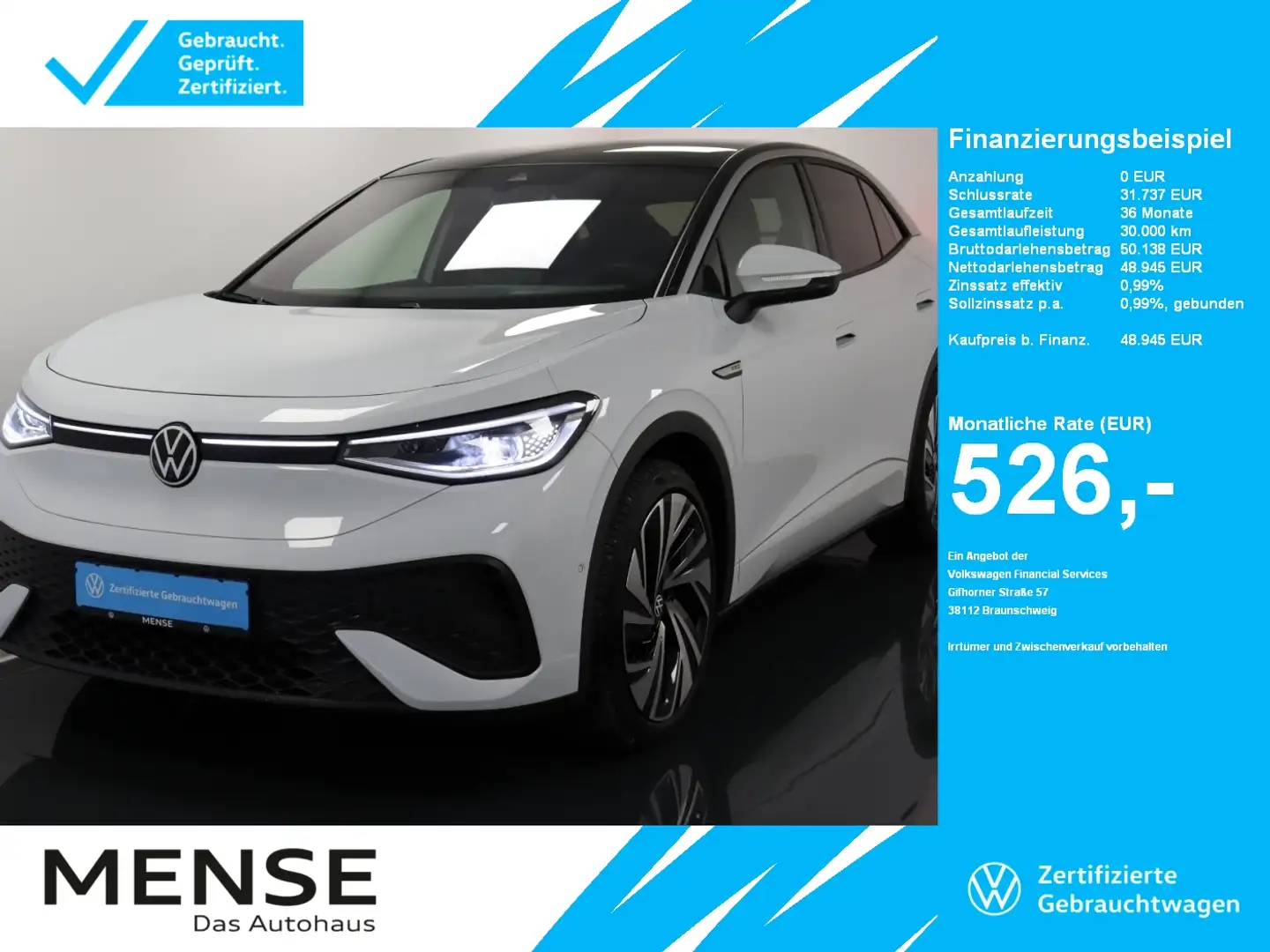 Volkswagen ID.5 Pro Performance |AHK|Matrix|ACC|Massage|HUD Weiß - 1
