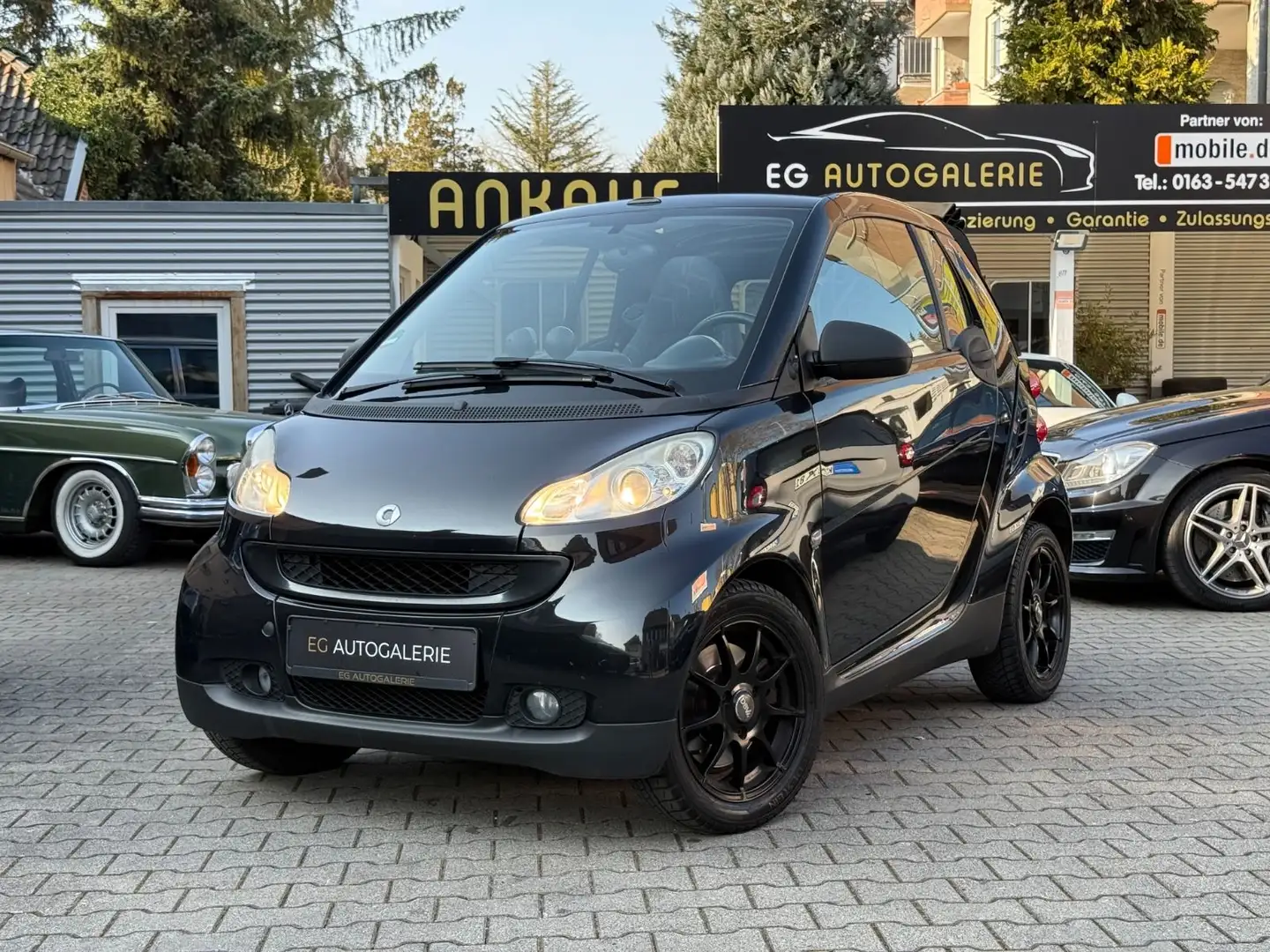 smart forTwo Cabrio MHD*SERVO*TÜV 12.2026*KLIMA*DREHZ* Noir - 1