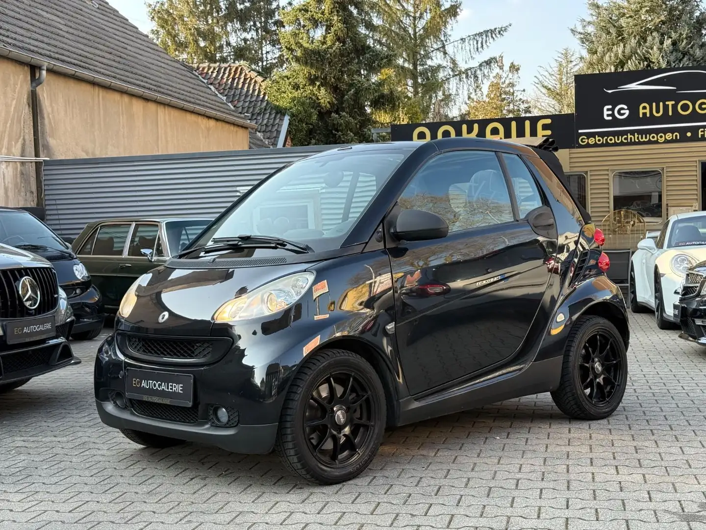 smart forTwo Cabrio MHD*SERVO*TÜV 12.2026*KLIMA*DREHZ* Noir - 2