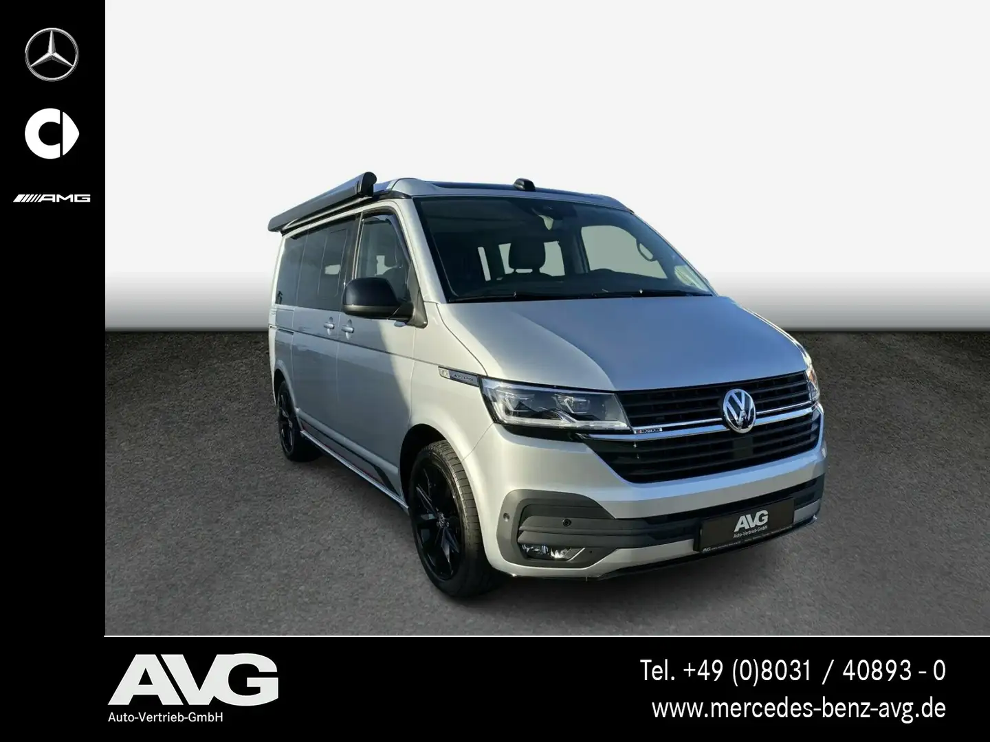 Volkswagen T6.1 California 2.0 TDI Ocean Edition 4M RFK AHK NAVI Navi/Autom. Zilver - 2
